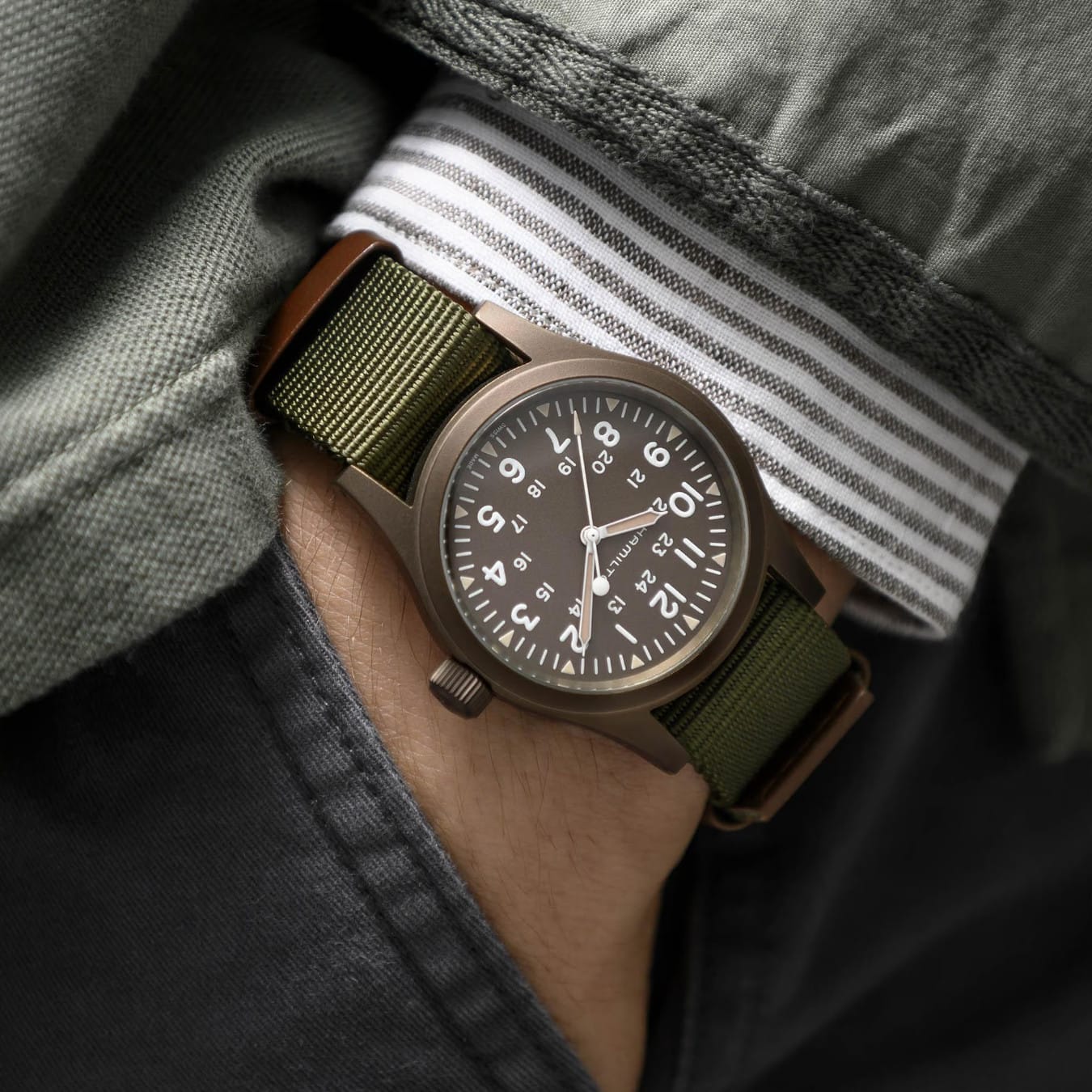 Hamilton H69449961 Khaki Field Mechanical 38mm