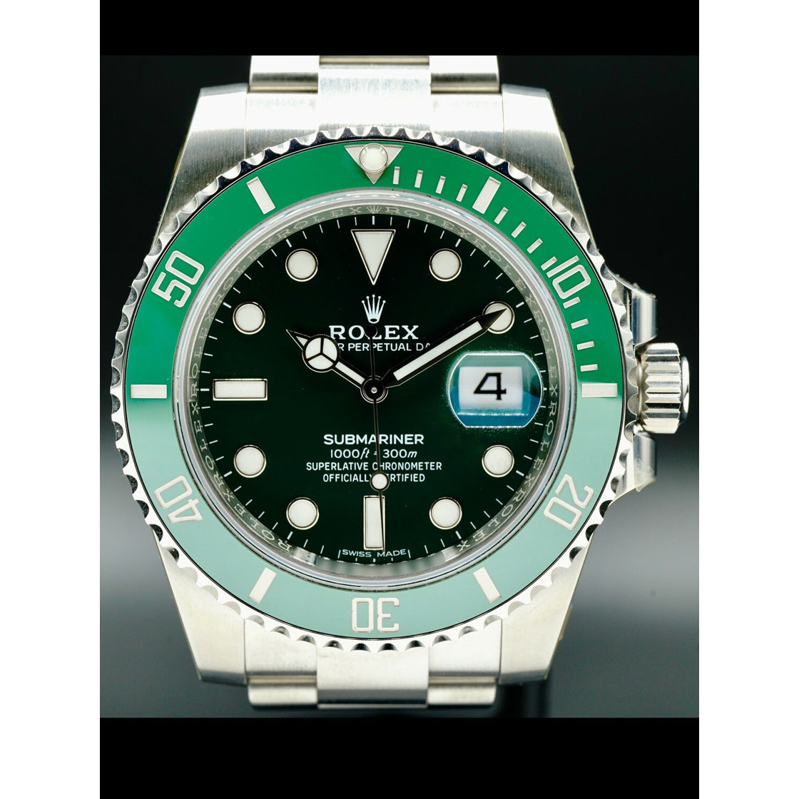 Rolex 116610LV Submariner Date Green Dial 40mm "Hulk"
