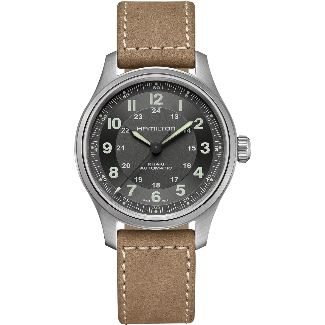 Hamilton H70545550 Khaki Field Titanium Auto 42mm