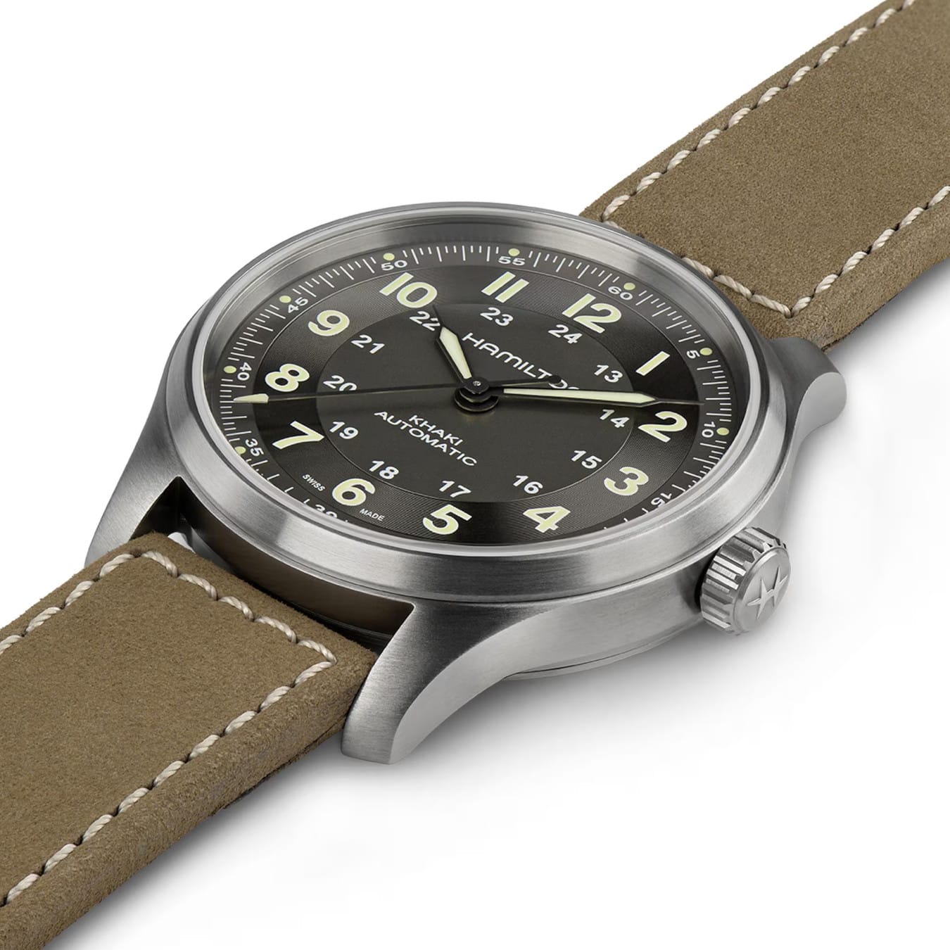 Hamilton H70545550 Khaki Field Titanium Auto 42mm