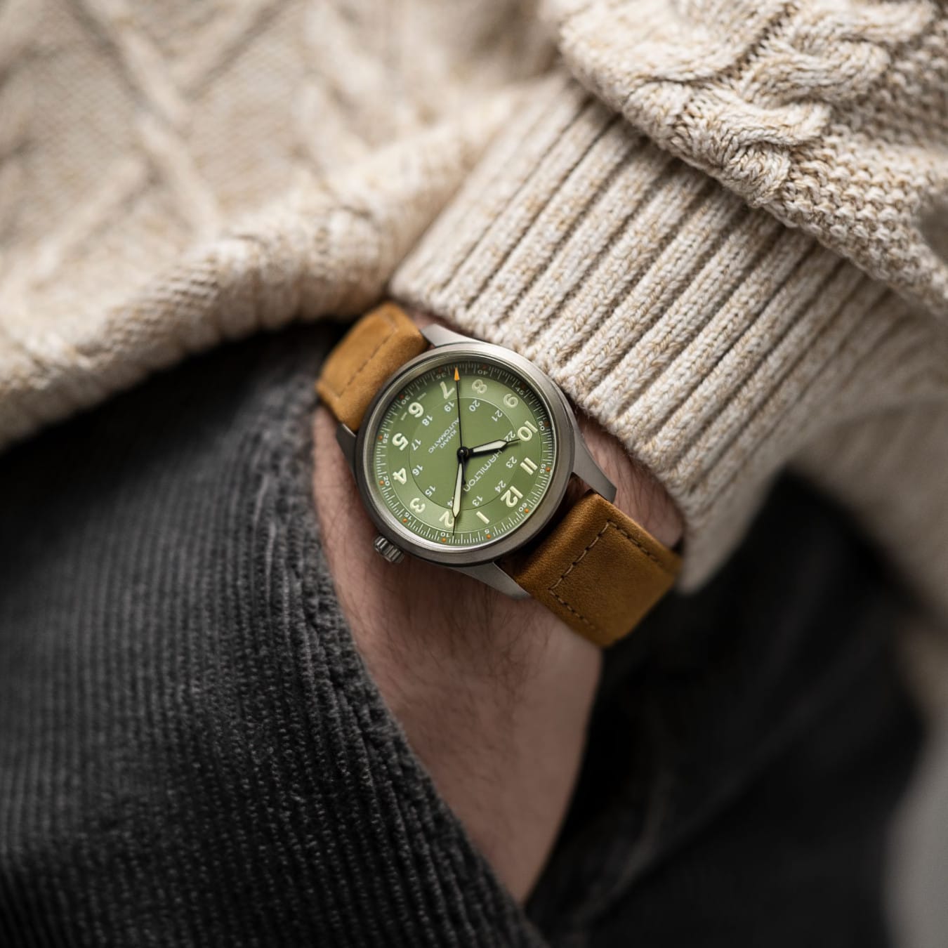 Hamilton H70205860 Khaki Field Titanium Auto 38mm