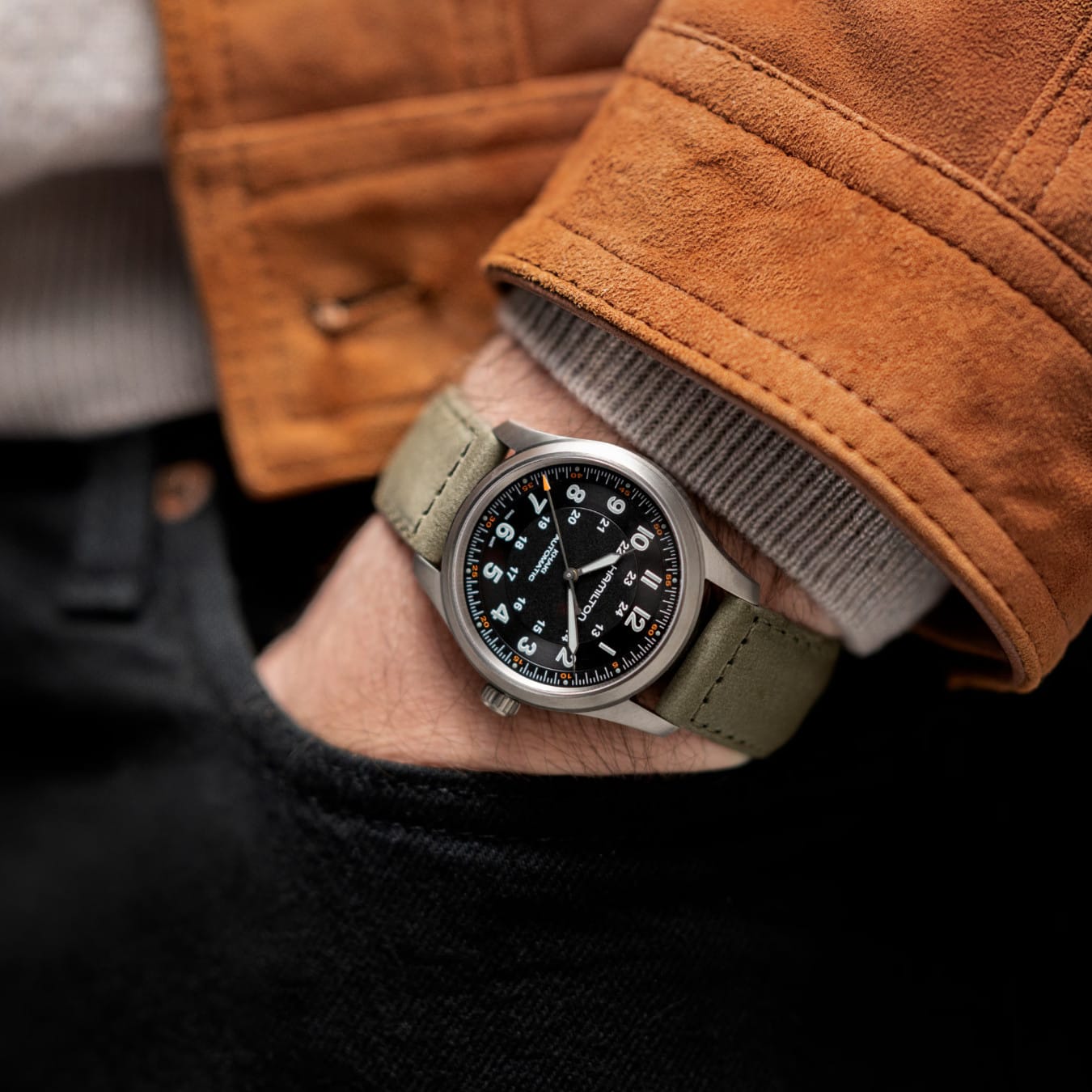 Hamilton H70205830 Khaki Field Titanium Auto 38mm