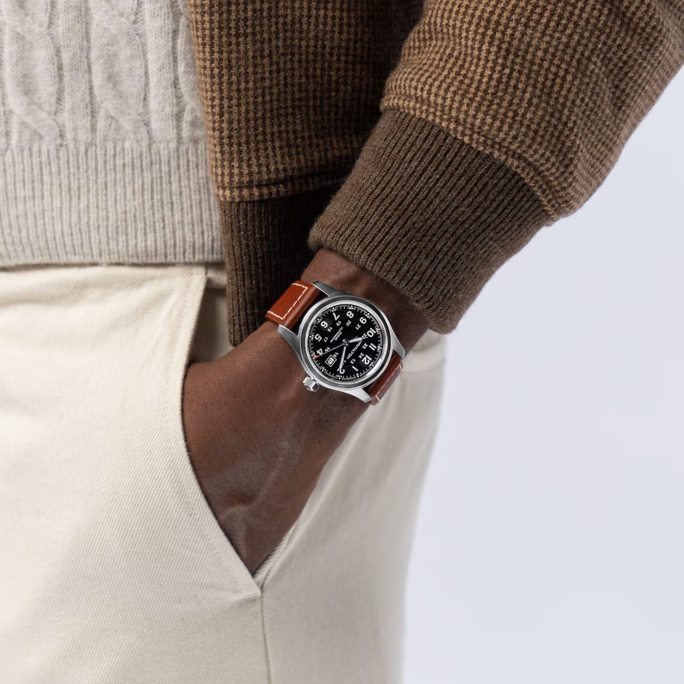 Hamilton H70555533 Khaki Field Auto 42mm