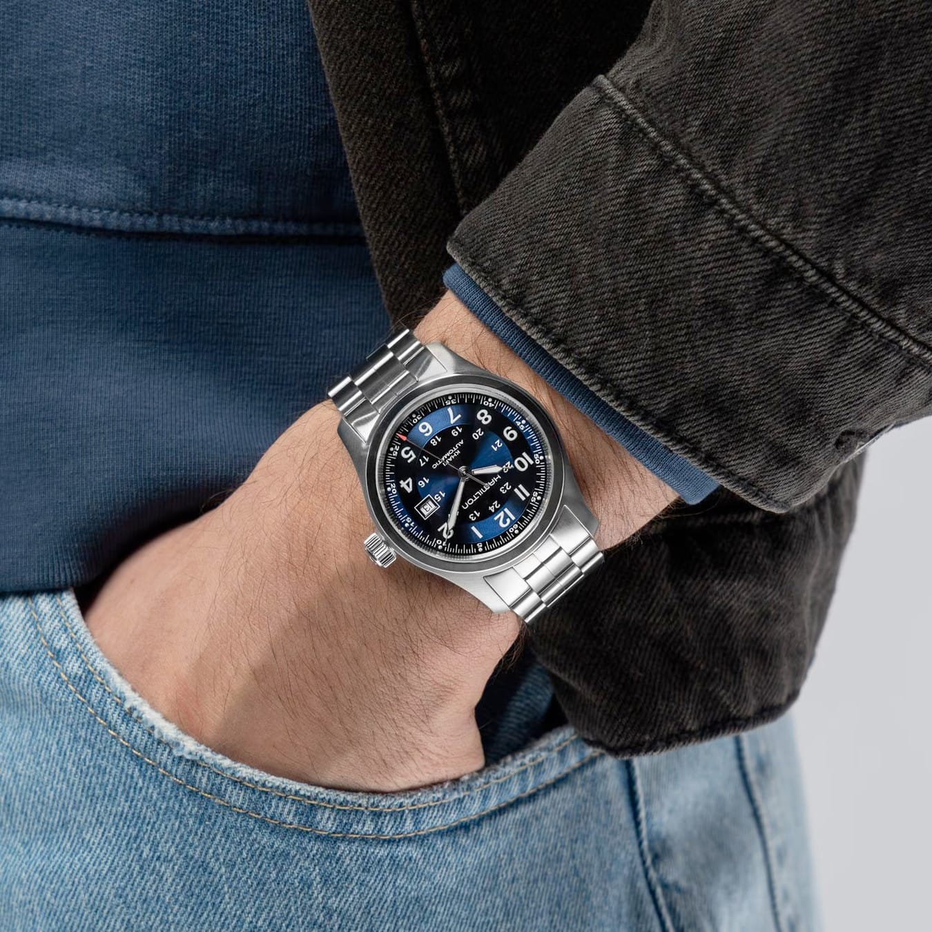 Hamilton H70605140 Khaki Field Auto 42mm