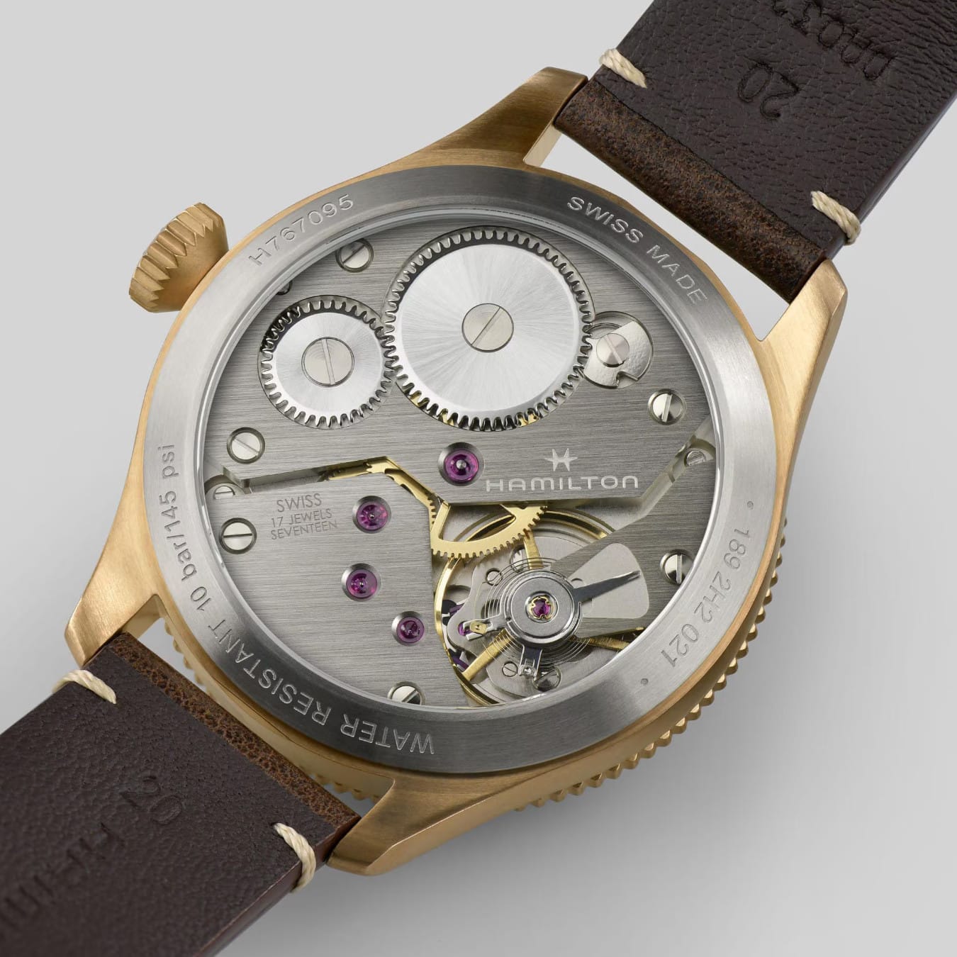 Hamilton H76709530 Khaki Aviation Pilot Pioneer Bronze 43mm
