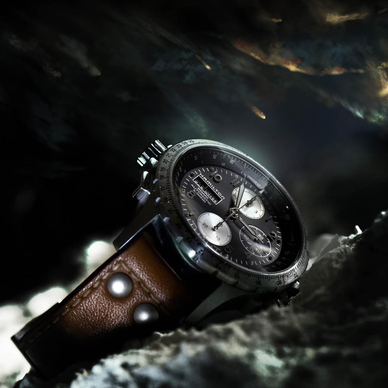 Hamilton H77616533 Khaki Aviation X-Wind Auto Chrono 44mm