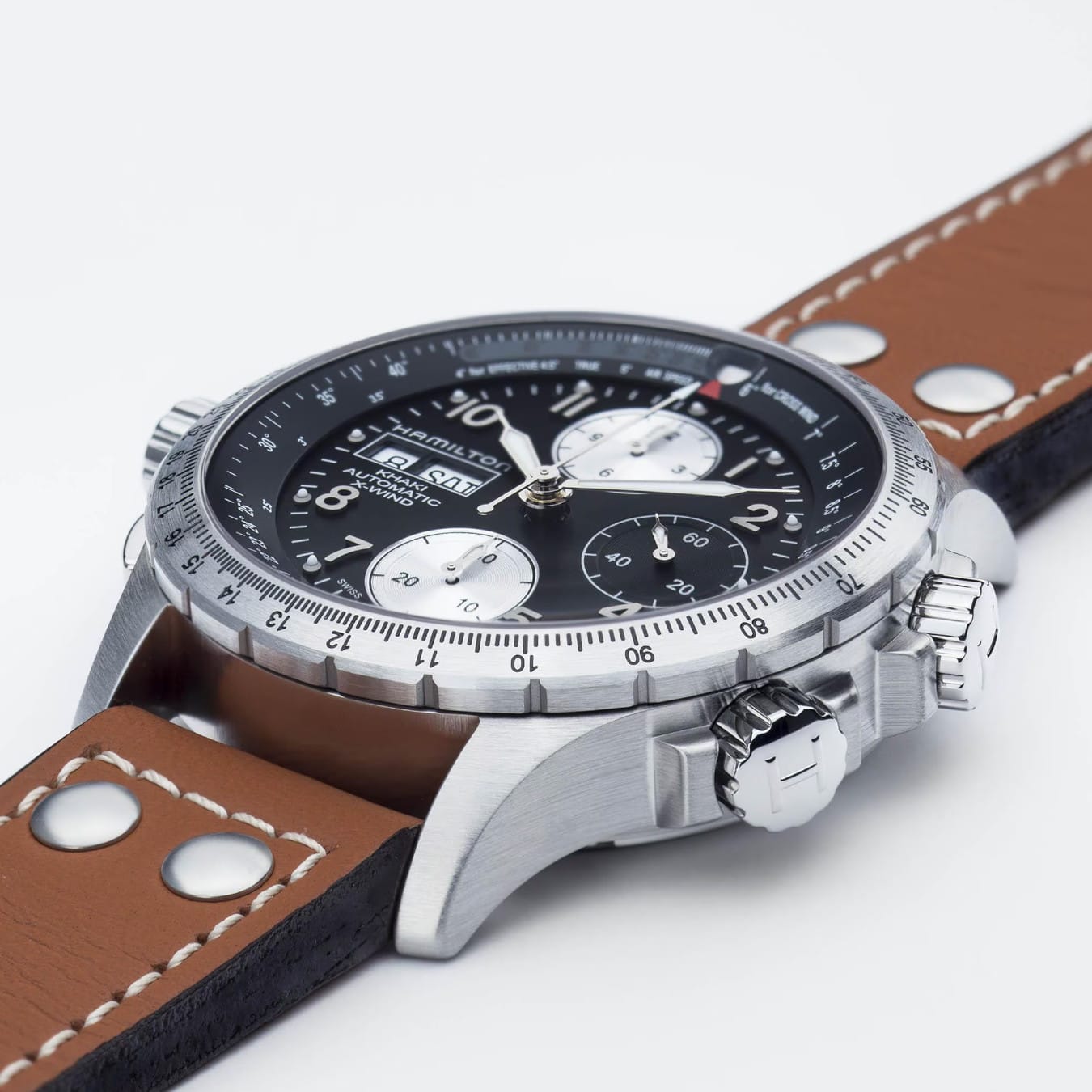 Hamilton H77616533 Khaki Aviation X-Wind Auto Chrono 44mm