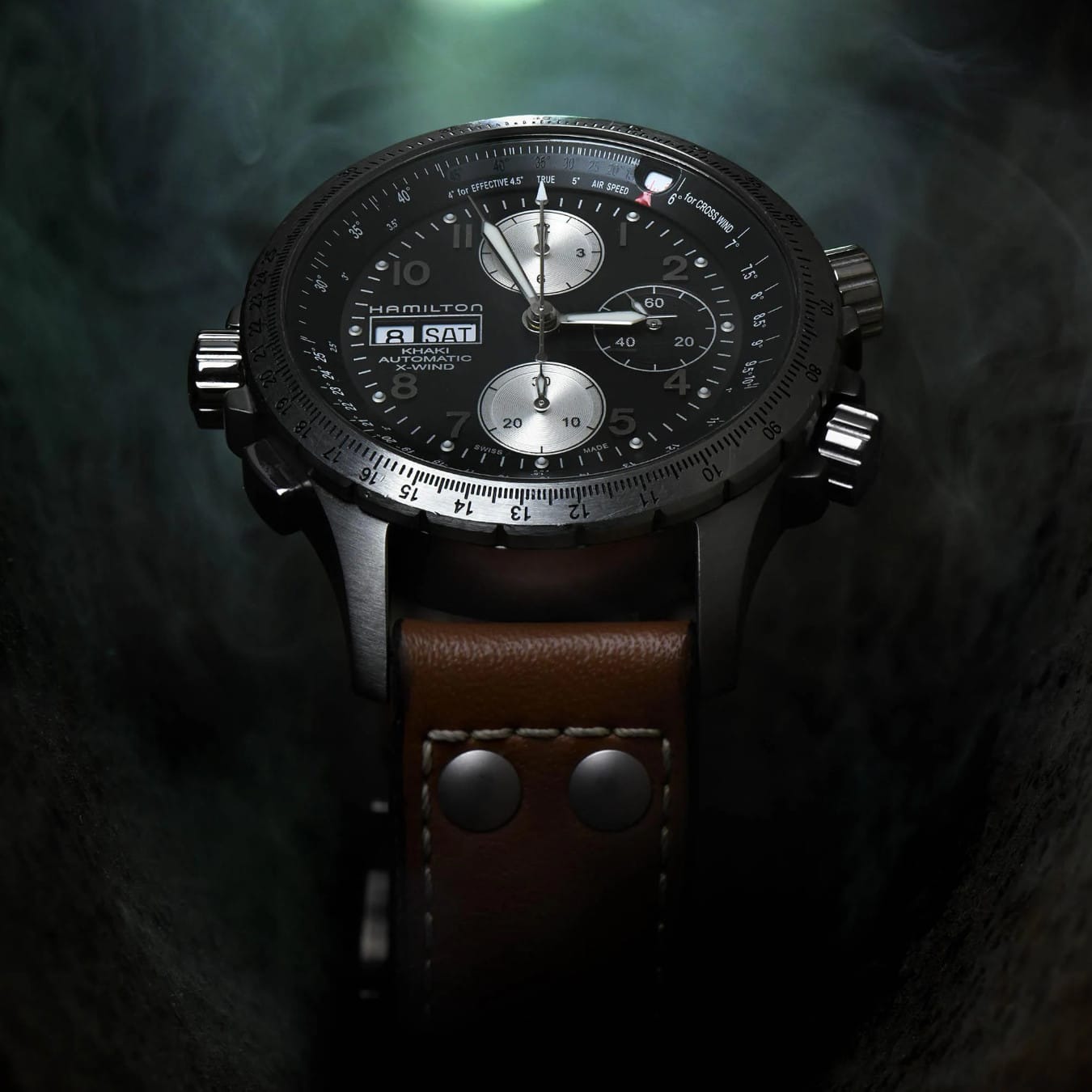 Hamilton H77616533 Khaki Aviation X-Wind Auto Chrono 44mm