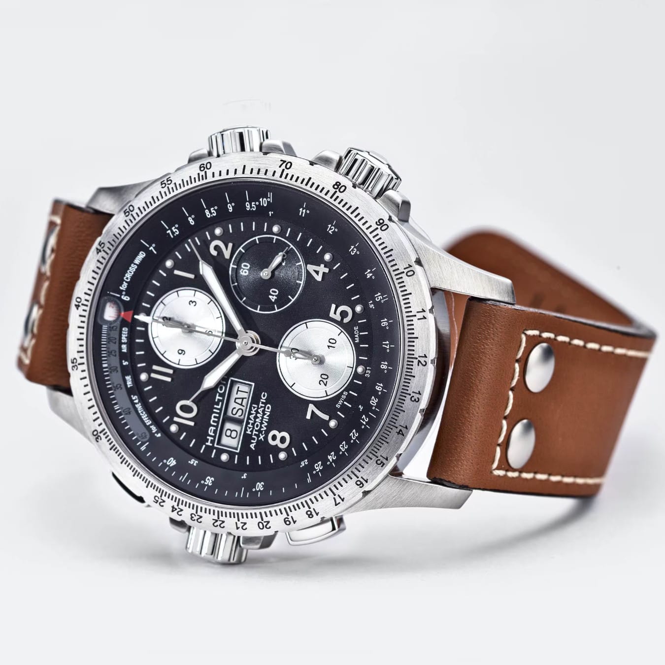 Hamilton H77616533 Khaki Aviation X-Wind Auto Chrono 44mm
