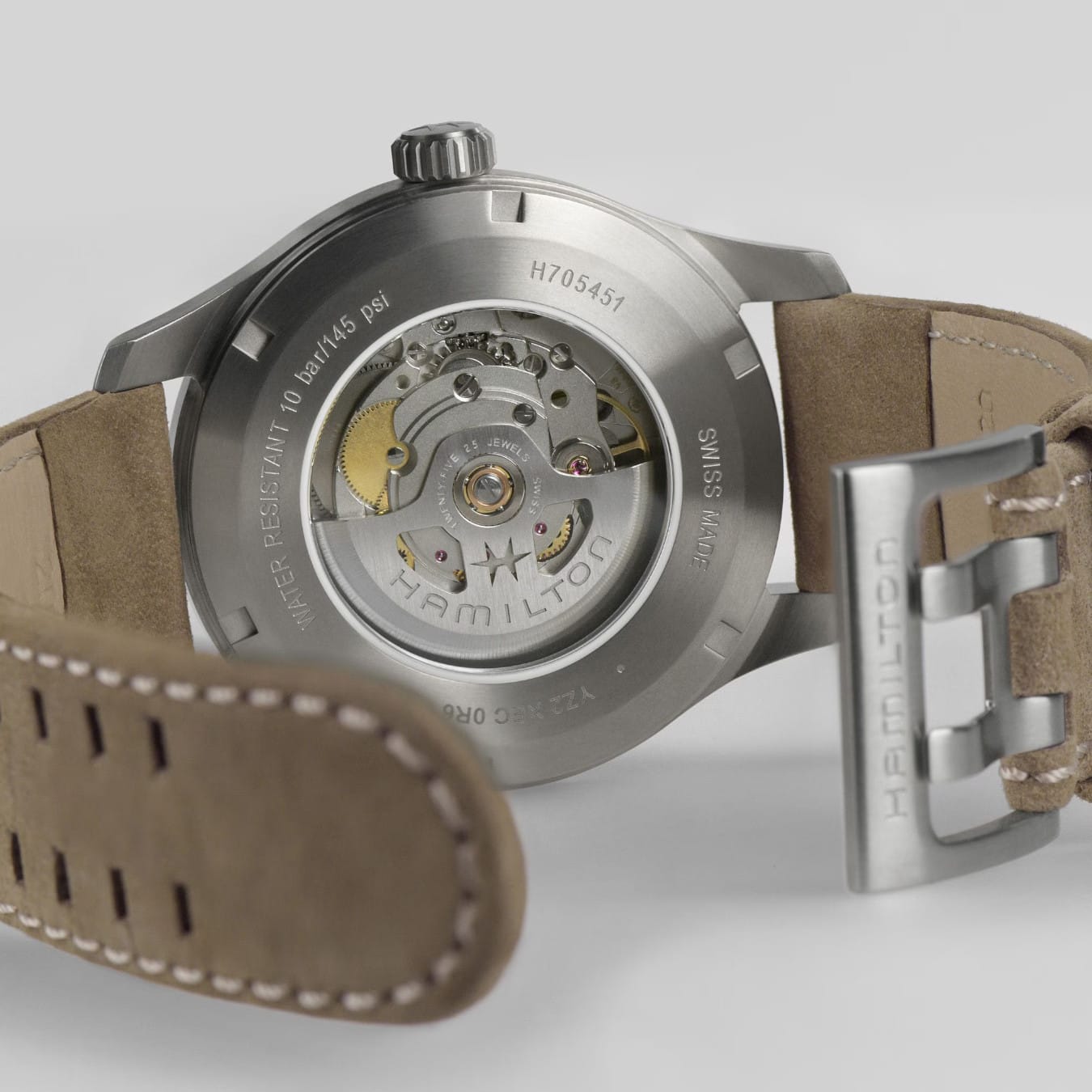 Hamilton H70545540 Khaki Field Titanium Auto 42mm