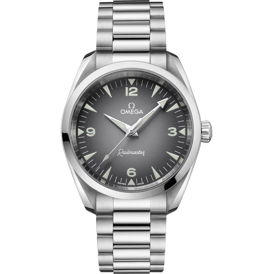 Omega 235.10.38.20.06.001 Railmaster on Bracelet
