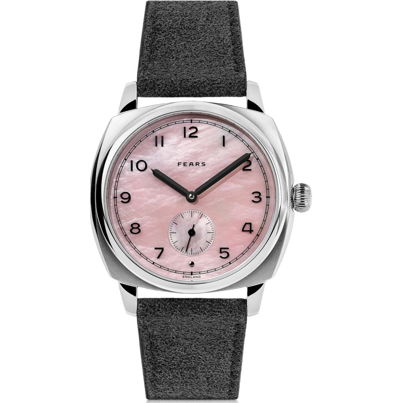 Fears BS23800B.111.000 Brunswick 38 'Orchid' Mother of Pearl on Alcantara Strap