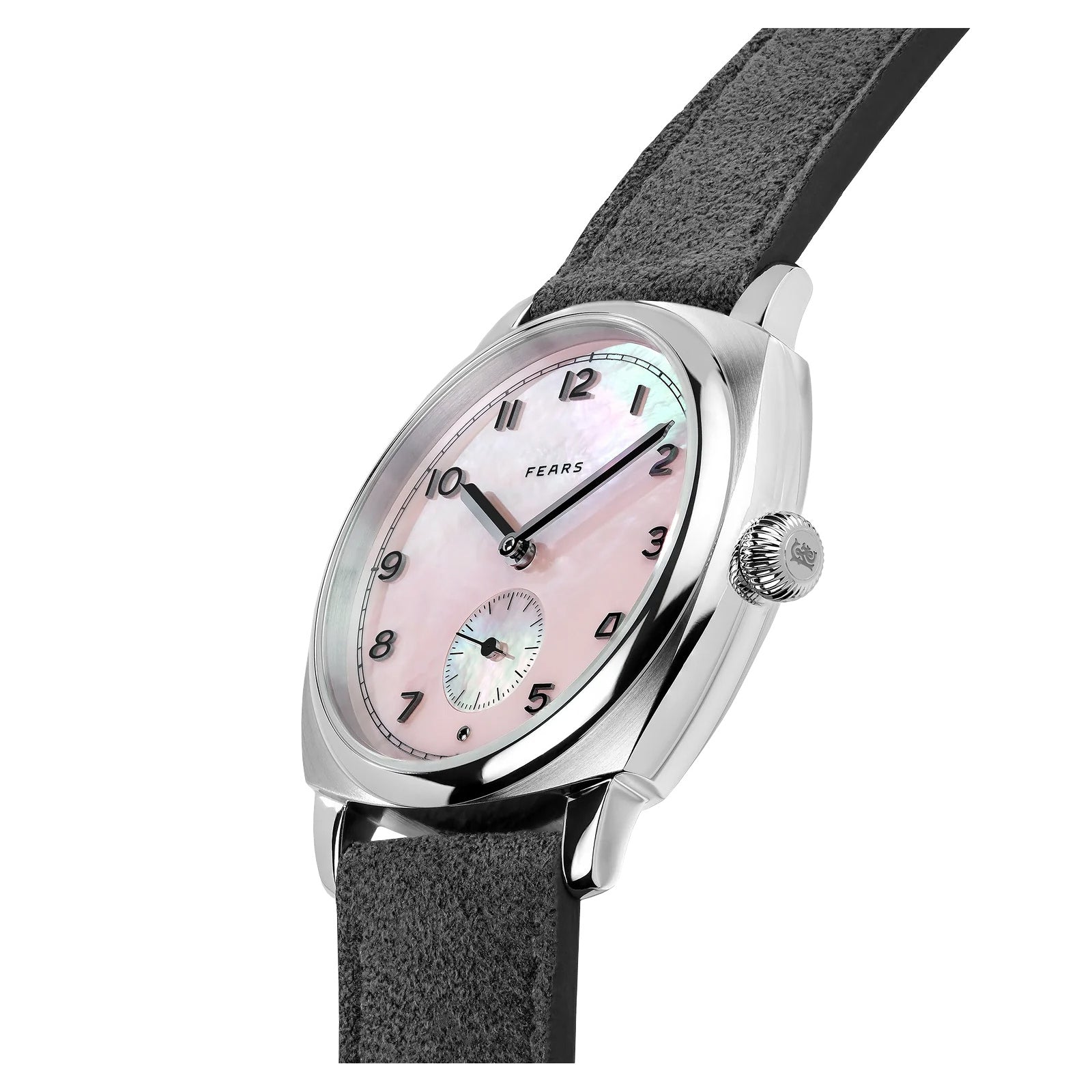 Fears BS23800B.111.000 Brunswick 38 'Orchid' Mother of Pearl on Alcantara Strap