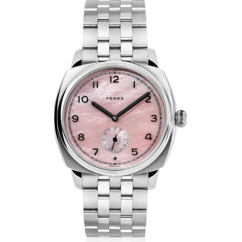 Fears BS23800B.111.124 Brunswick 38 'Orchid' Mother of Pearl on Stainless Steel Bracelet