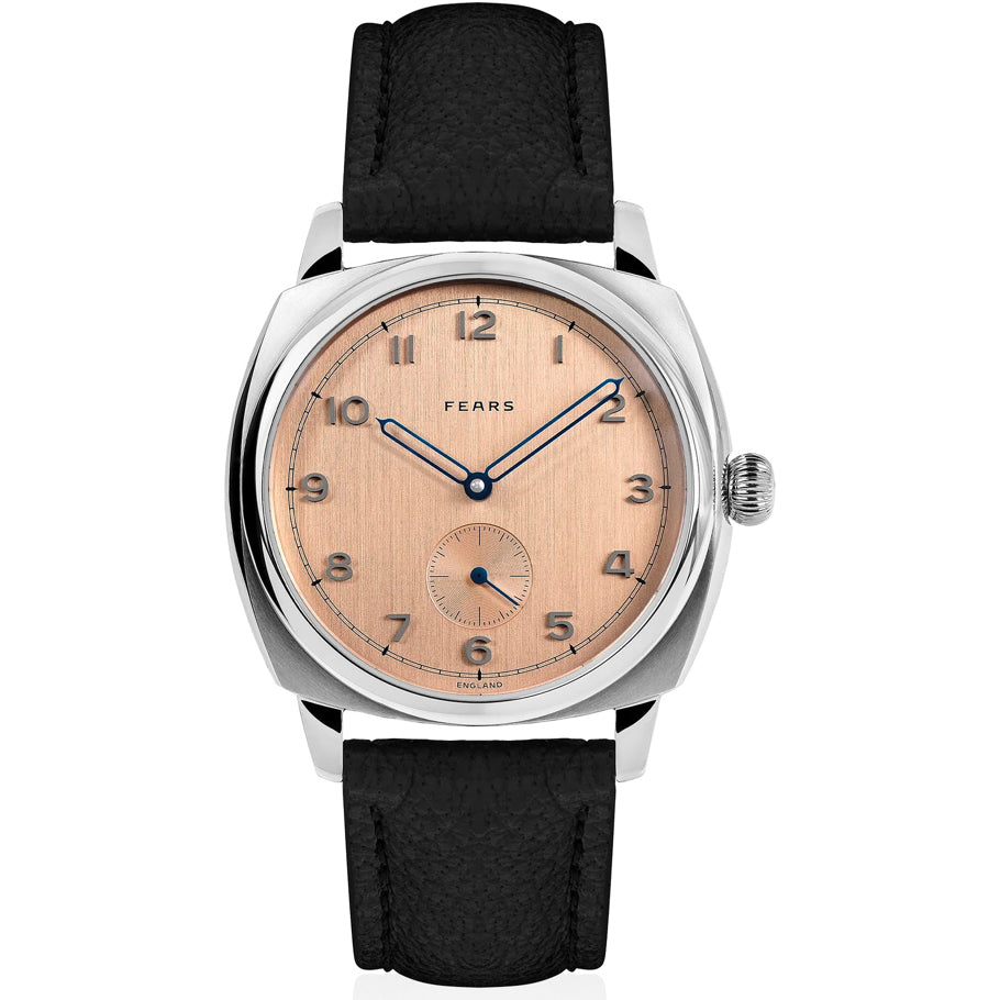 Fears BS23800B.019.047 Brunswick 38 Copper Salmon on Buffalo Leather Strap