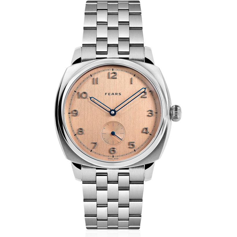 Fears BS23800B.019.124 Brunswick 38 Copper Salmon on Stainless Steel Bracelet