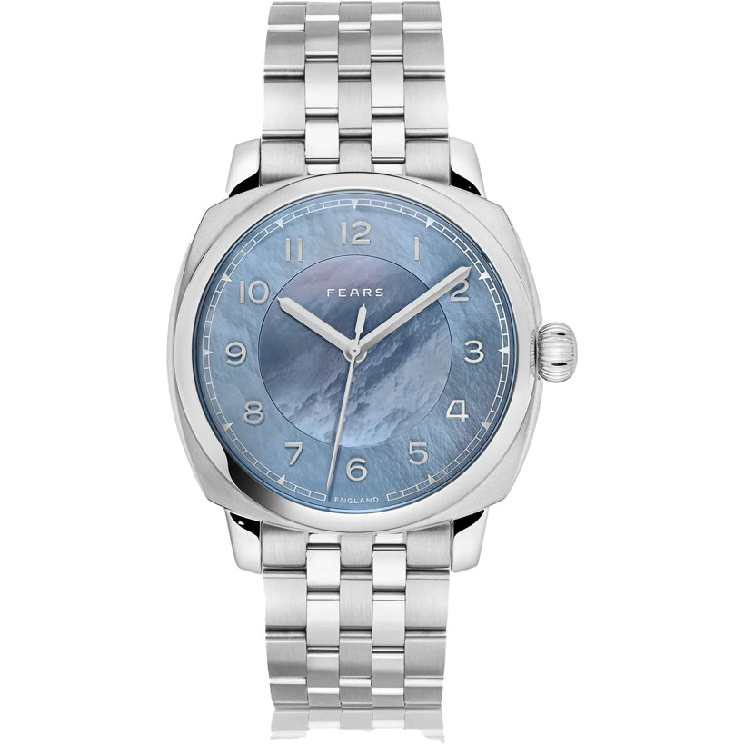 Fears BS24000A.008.125 Brunswick 40 'Aurora' Mother of Pearl on Stainless Steel Bracelet