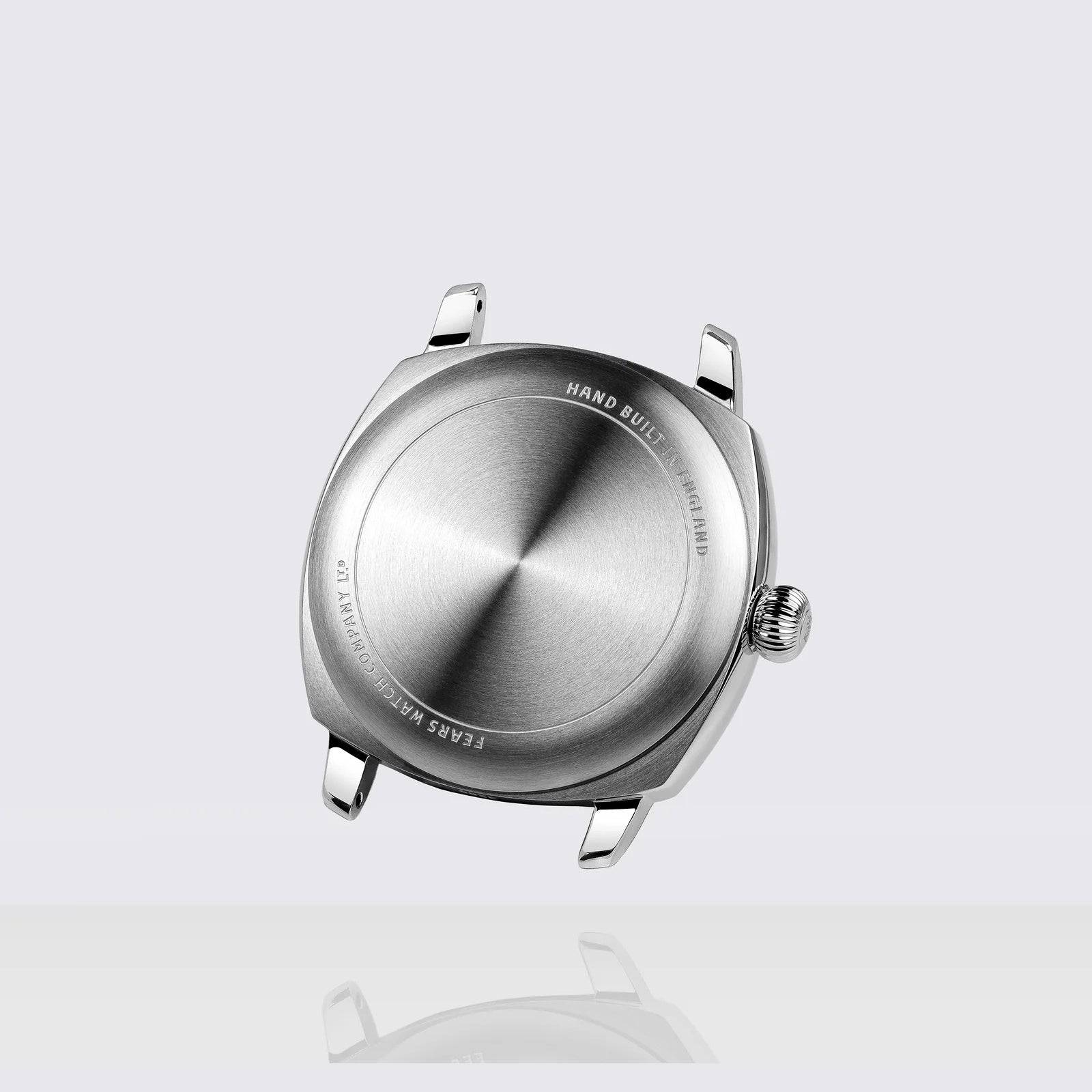 Fears BS240.500A.113.002 Brunswick 40.5 Jump Hour Raven Black on Stainless Steel Bracelet