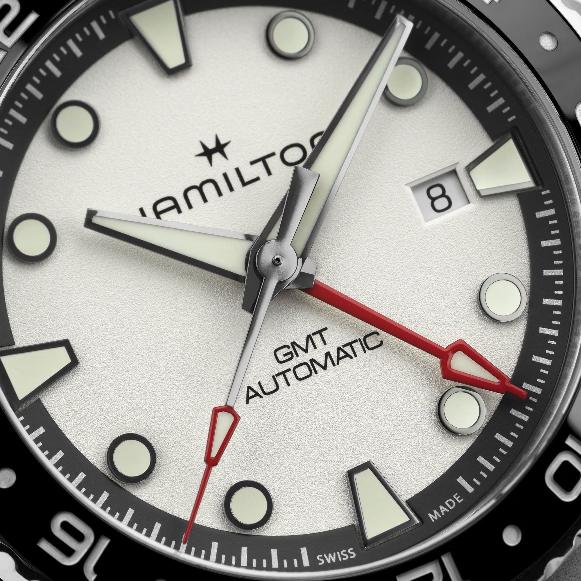 Hamilton H82555150 Khaki Navy Scuba Automatic GMT 43mm