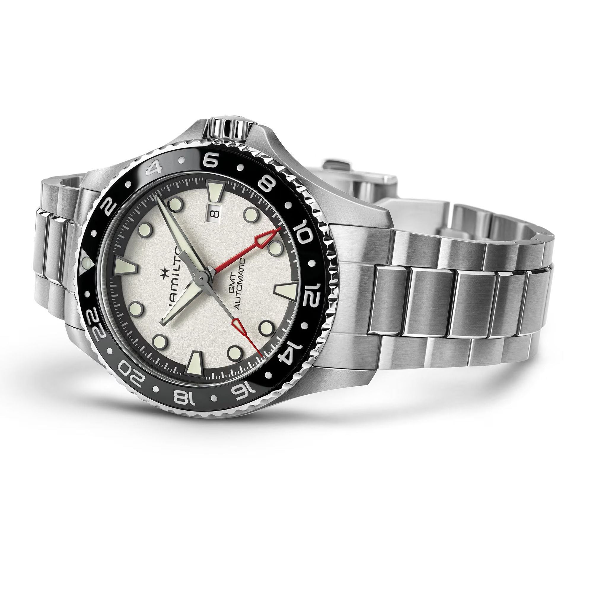 Hamilton H82555150 Khaki Navy Scuba Automatic GMT 43mm