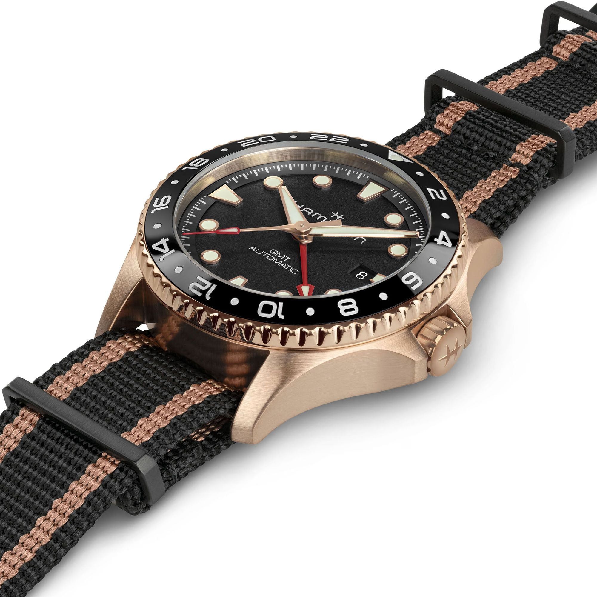 Hamilton H82565930 Khaki Navy Scuba Automatic GMT Bronze 43mm