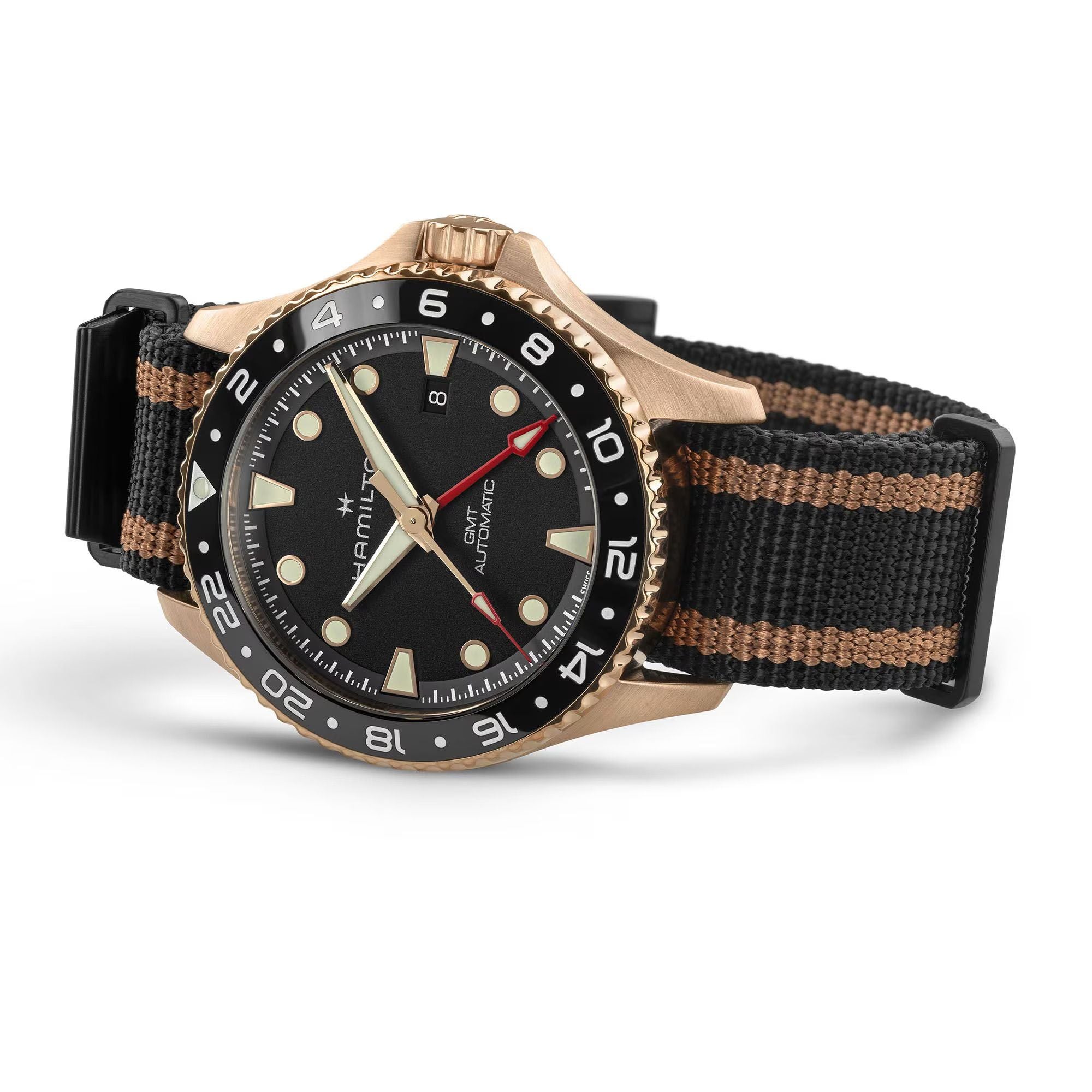 Hamilton H82565930 Khaki Navy Scuba Automatic GMT Bronze 43mm