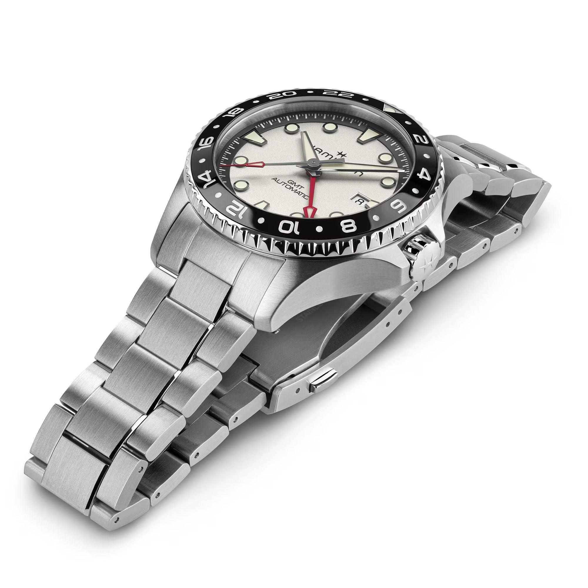 Hamilton H82555150 Khaki Navy Scuba Automatic GMT 43mm