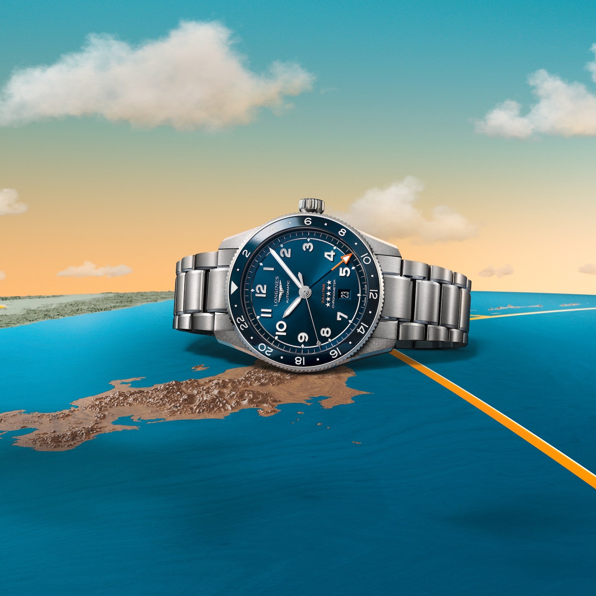 Longines Spirit Zulu Time L3.812.4.93.6