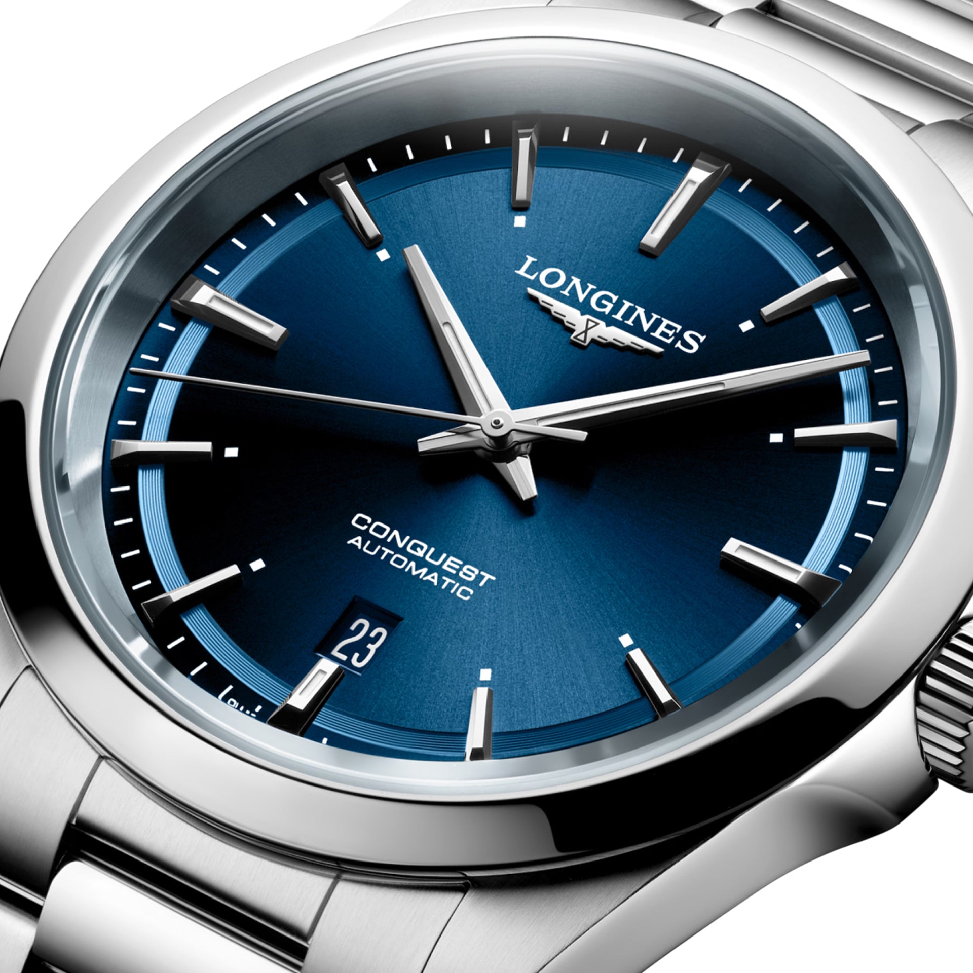 Longines L3.830.4.92.6 Conquest Blue Dial