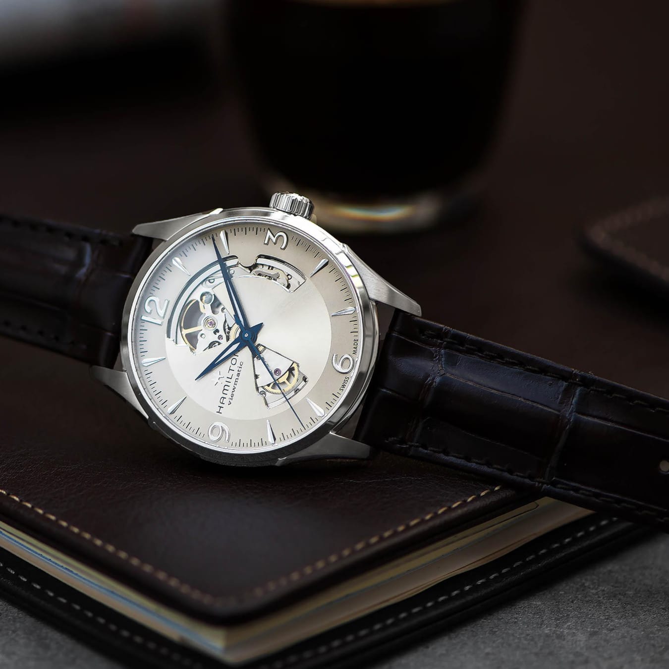 Hamilton H32705521 Jazzmaster Open Heart Auto 42mm
