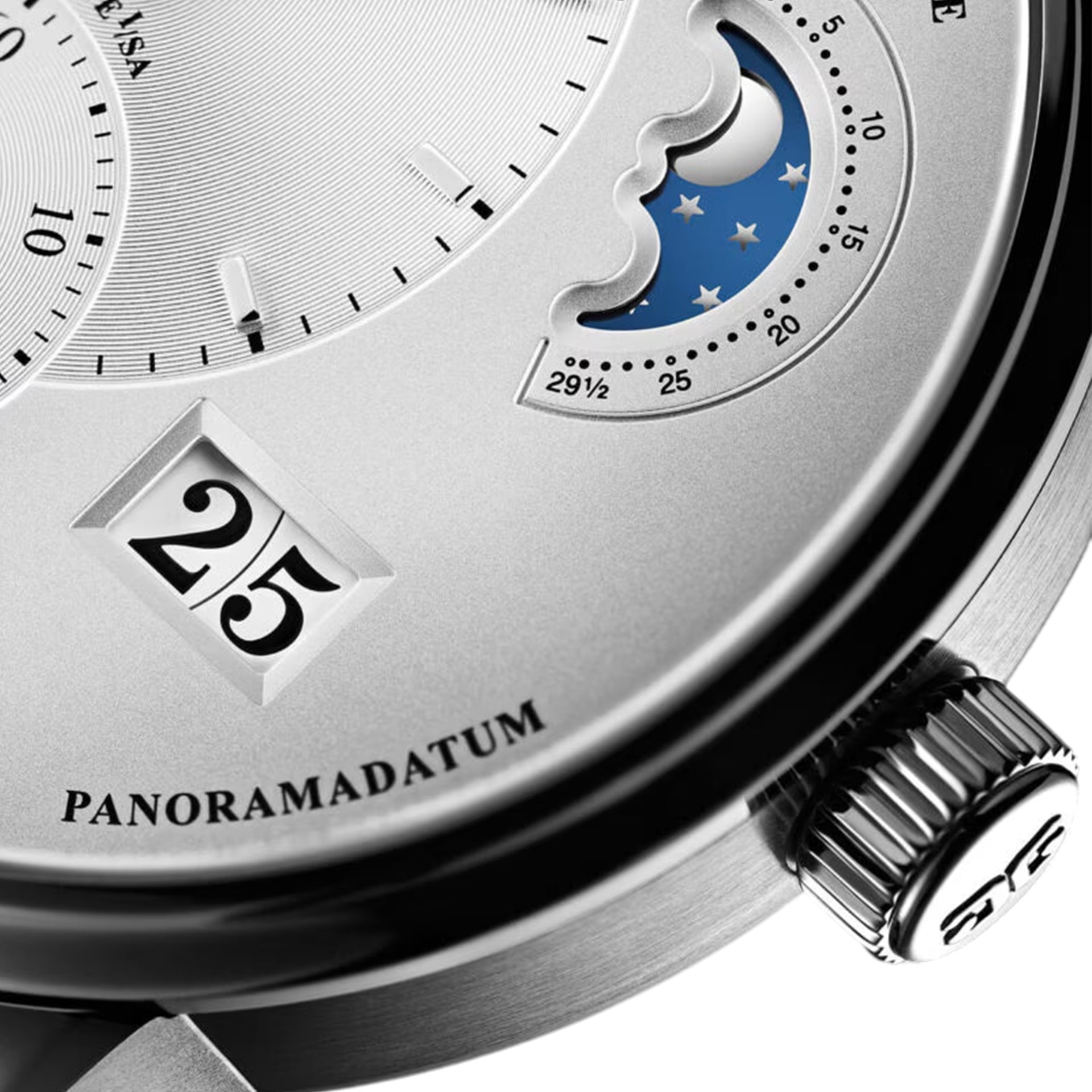 Glashütte Original 1-90-02-42-32-61 PanoMaticLunar SS Silver Dial