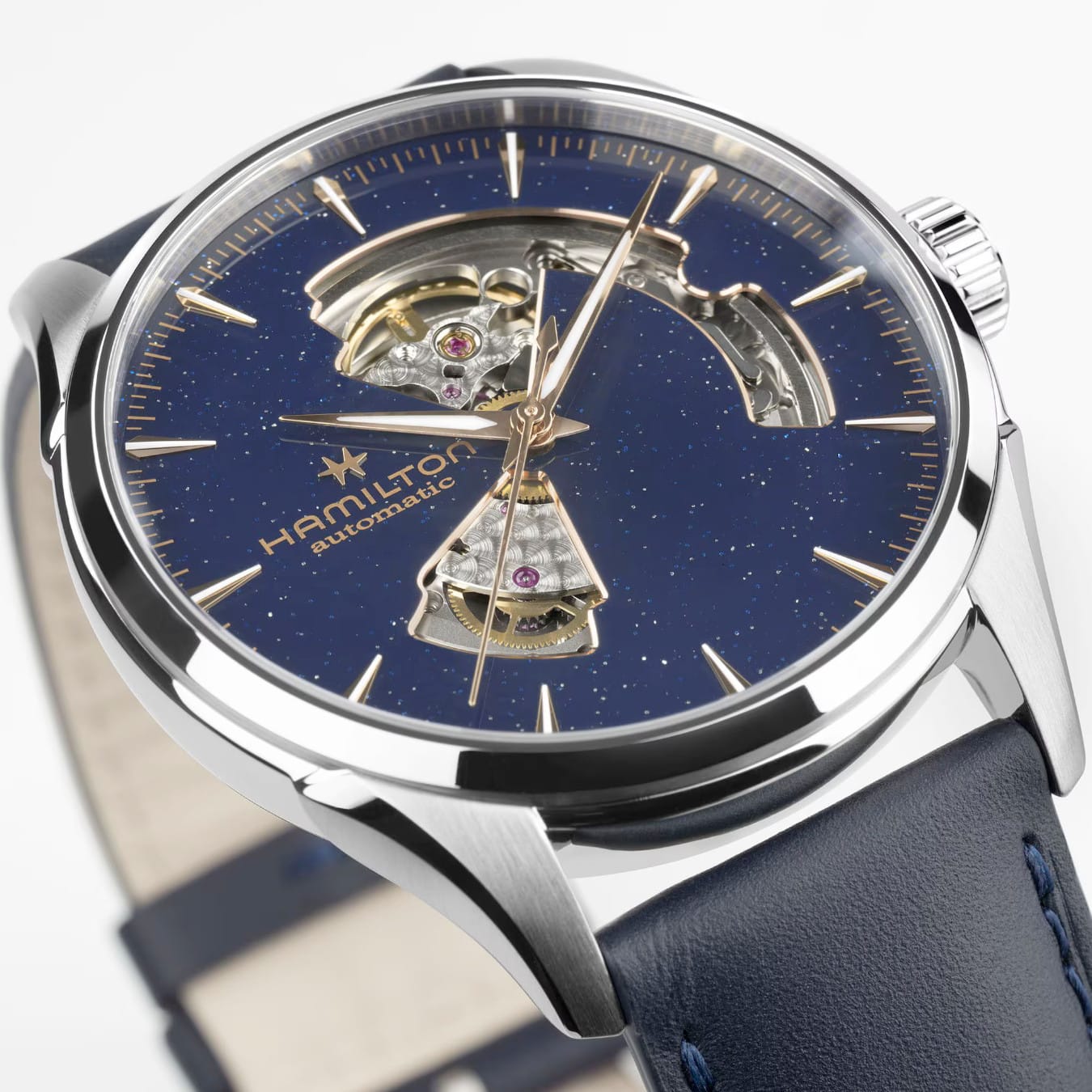 Hamilton H32705640 Jazzmaster Open Heart Auto 42mm
