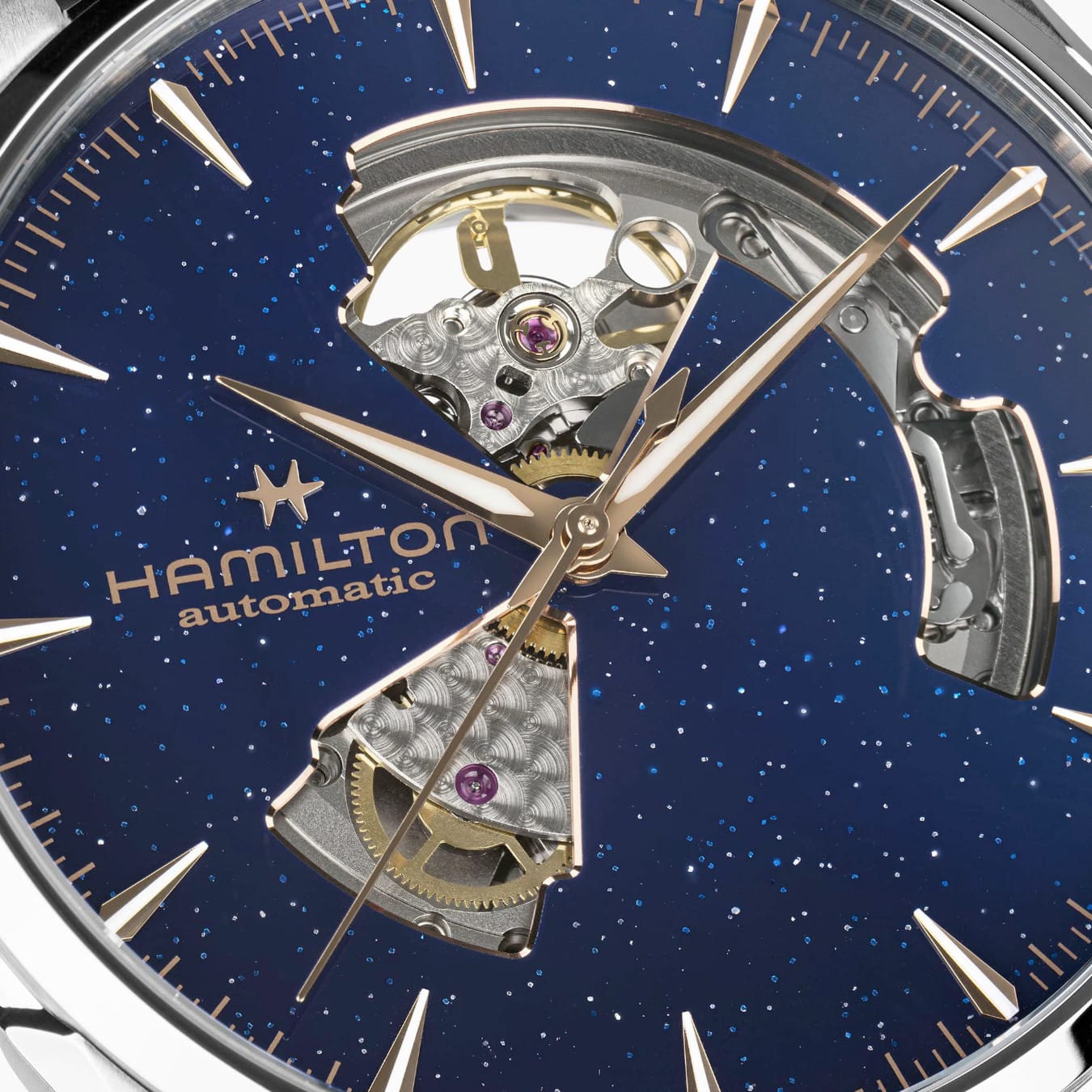 Hamilton H32705640 Jazzmaster Open Heart Auto 42mm