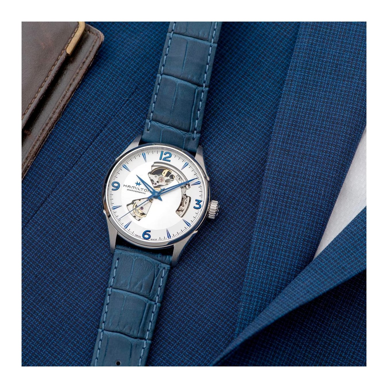 Hamilton H32705651 Jazzmaster Open Heart 42mm