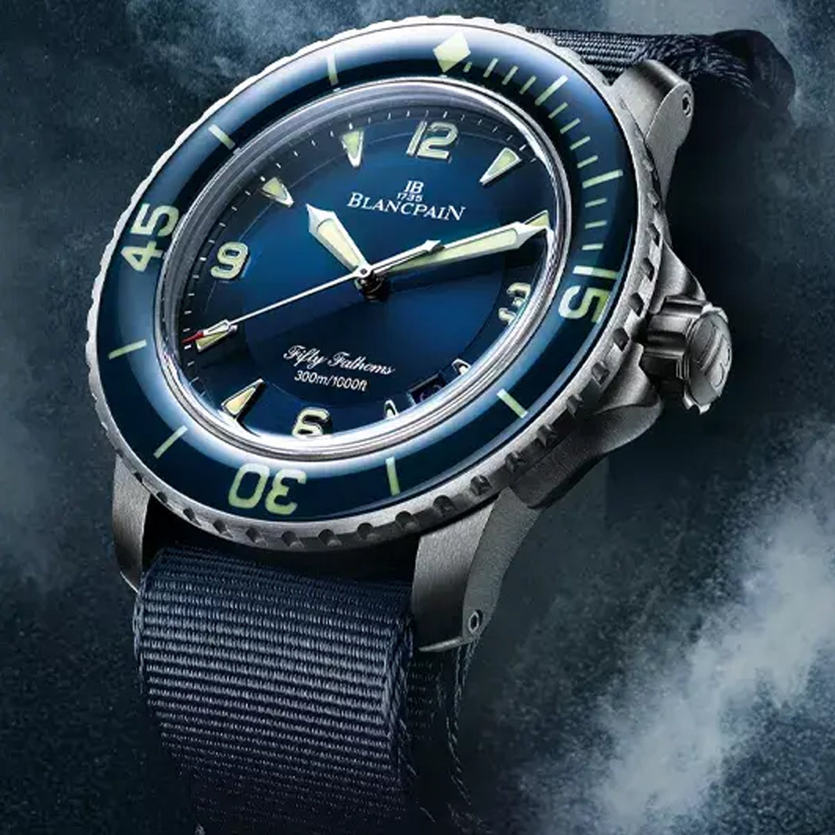 Blancpain Fifty Fathoms 5015 12B40 O52A Blue Dial