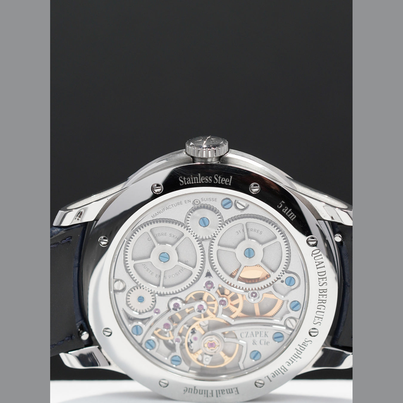 Czapek Quai Des Bergues Sapphire Blue L