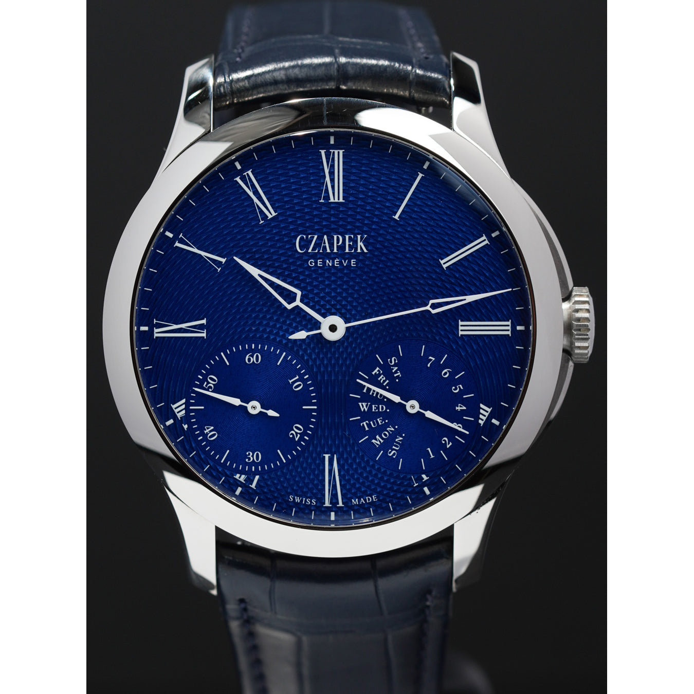Czapek Quai Des Bergues Sapphire Blue L