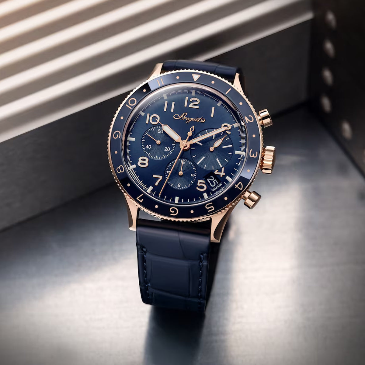 Breguet 2067RK/Y9/9WU Type 20 Flyback Chronograph Rose Gold
