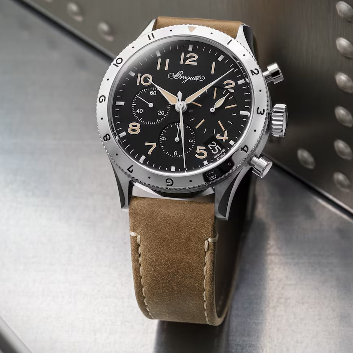 Breguet 2067ST/92/3WU Type 20 Flyback Chronograph