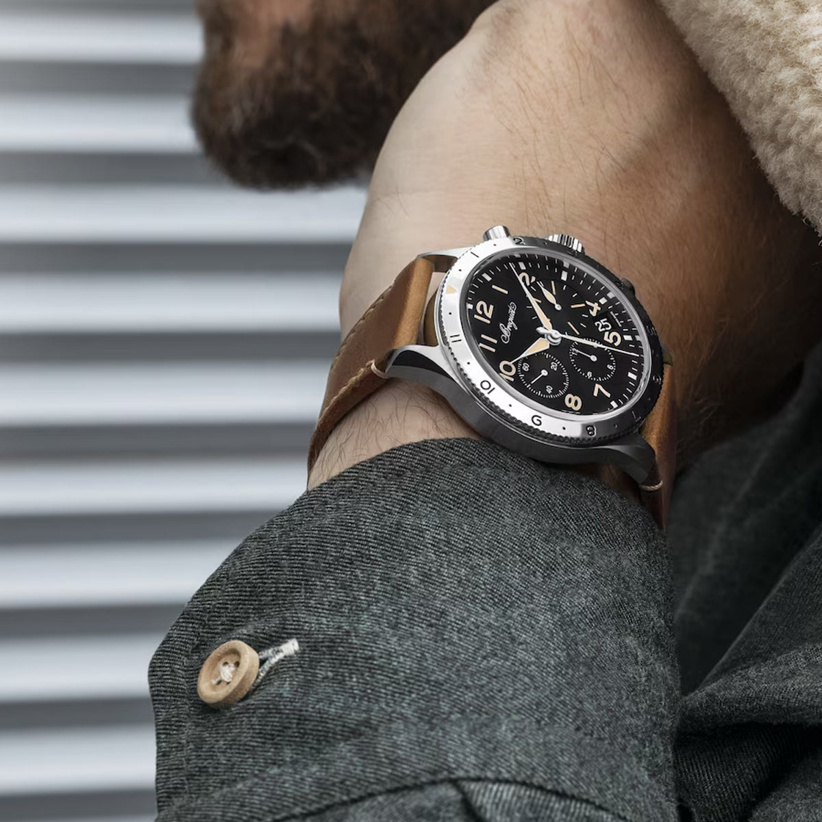Breguet 2067ST/92/3WU Type 20 Flyback Chronograph