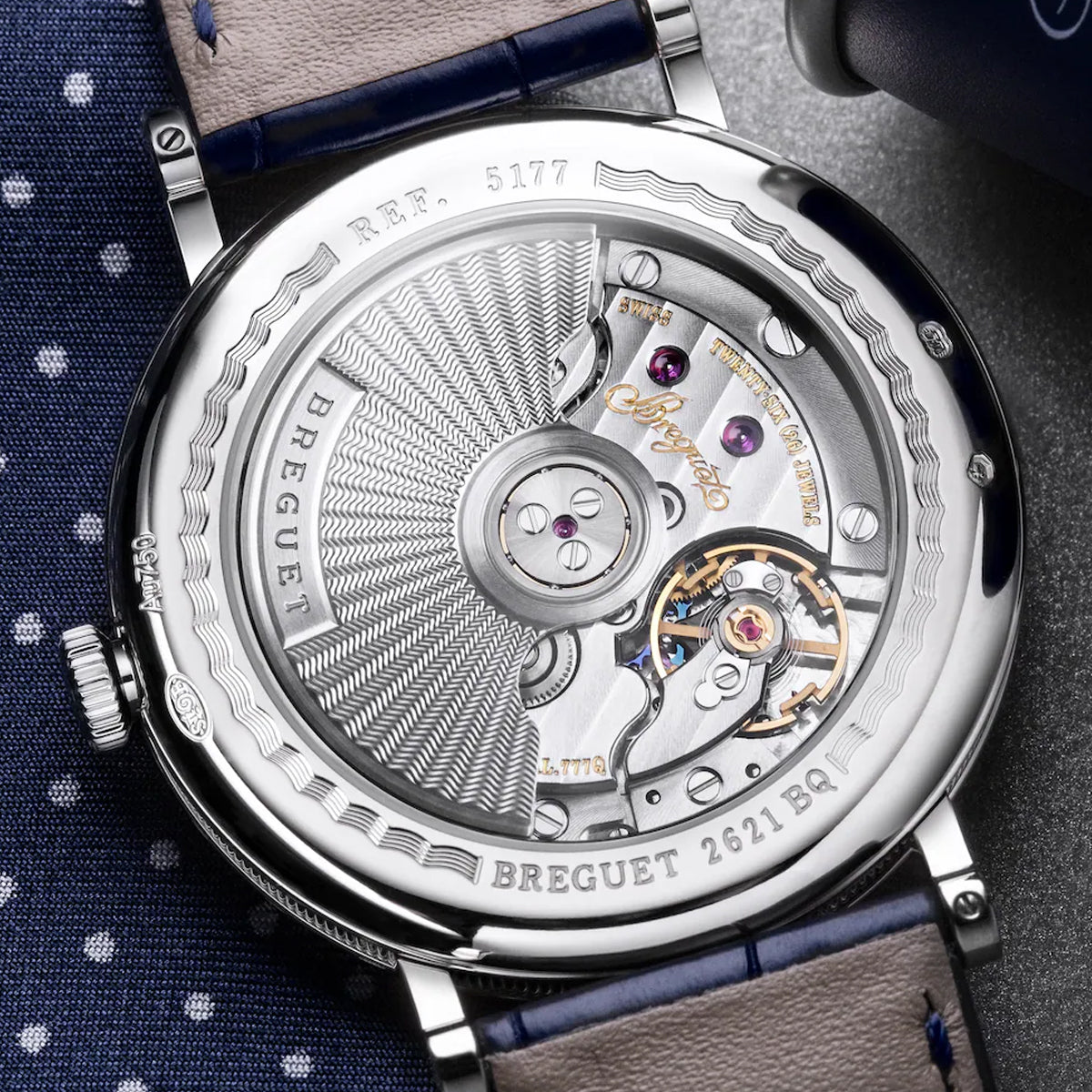 Breguet Classique 5177 Grand Feu Blue Enamel