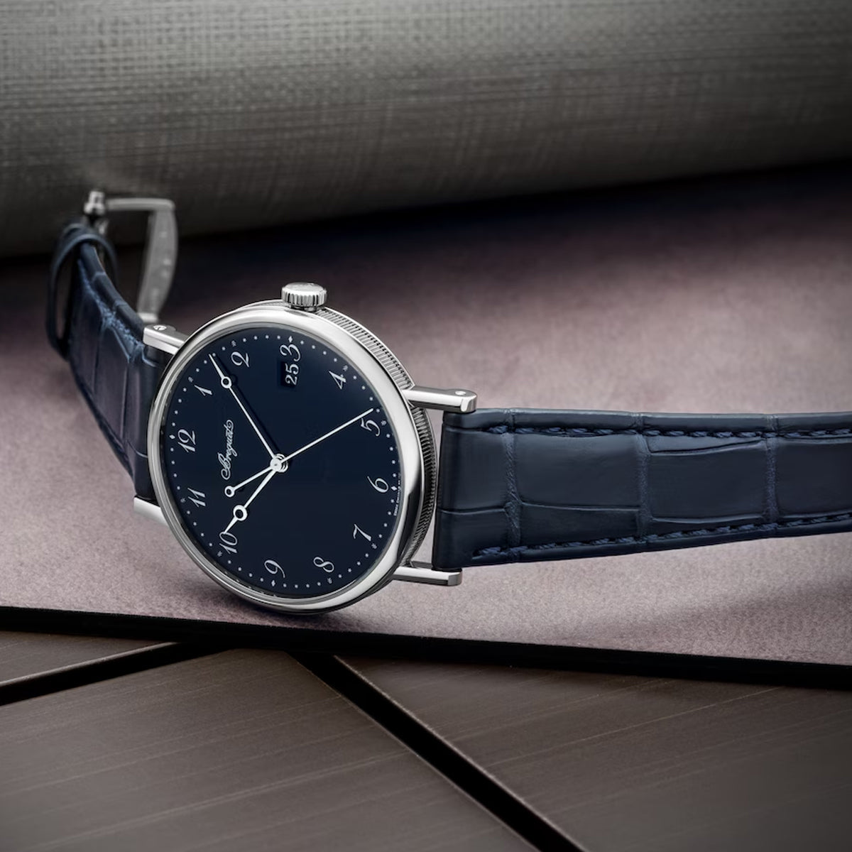 Breguet Classique 5177 Grand Feu Blue Enamel