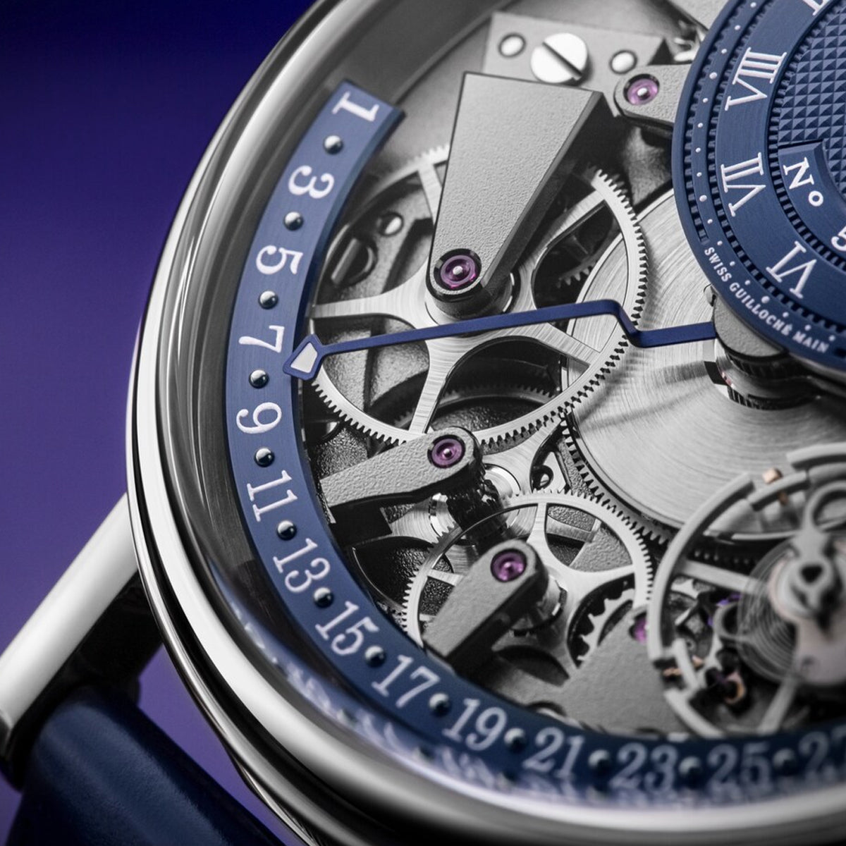 Breguet Tradition Quantième Rétrograde 7597 White Gold Blue Dial 7597BB/GY/9WU