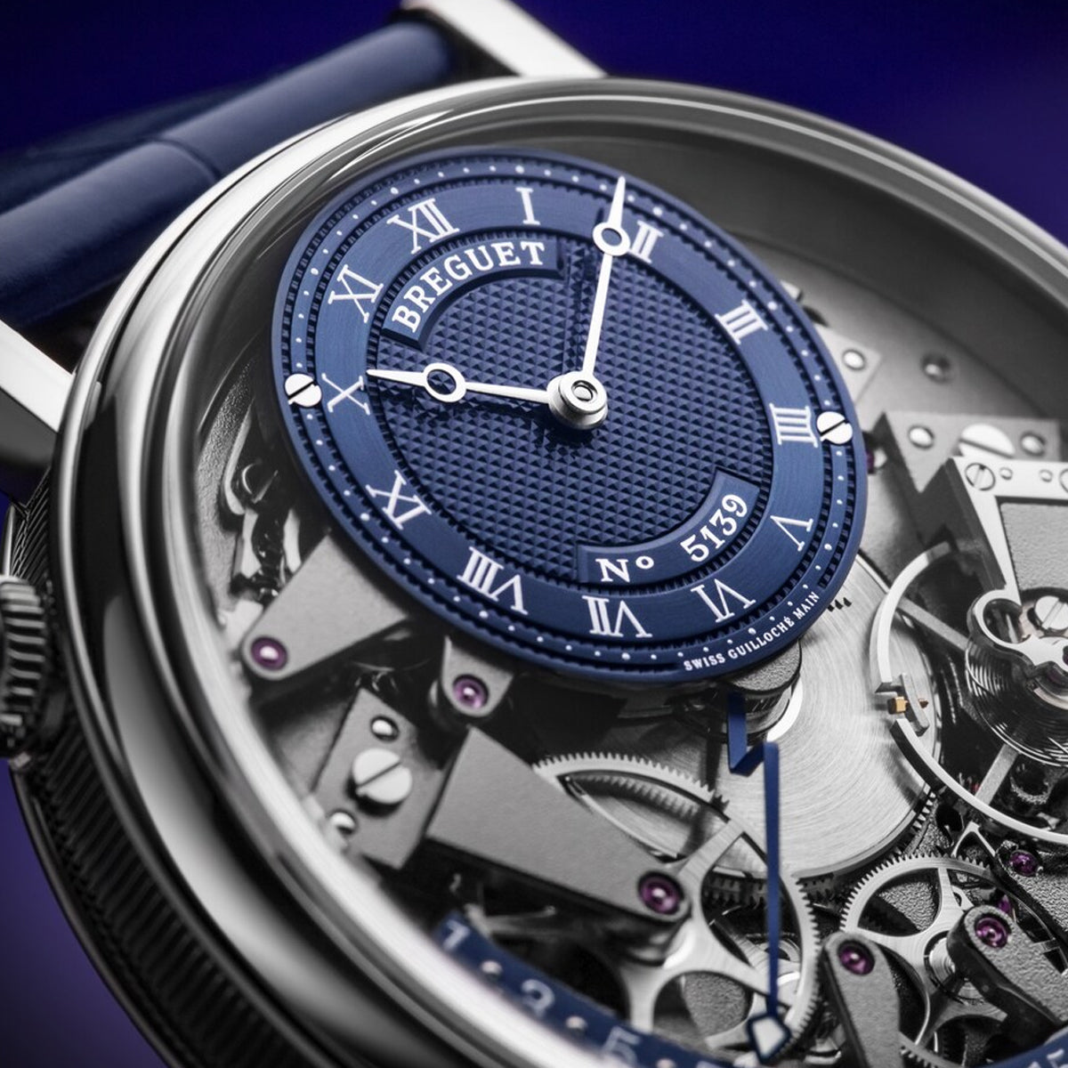 Breguet Tradition Quantième Rétrograde 7597 White Gold Blue Dial 7597BB/GY/9WU