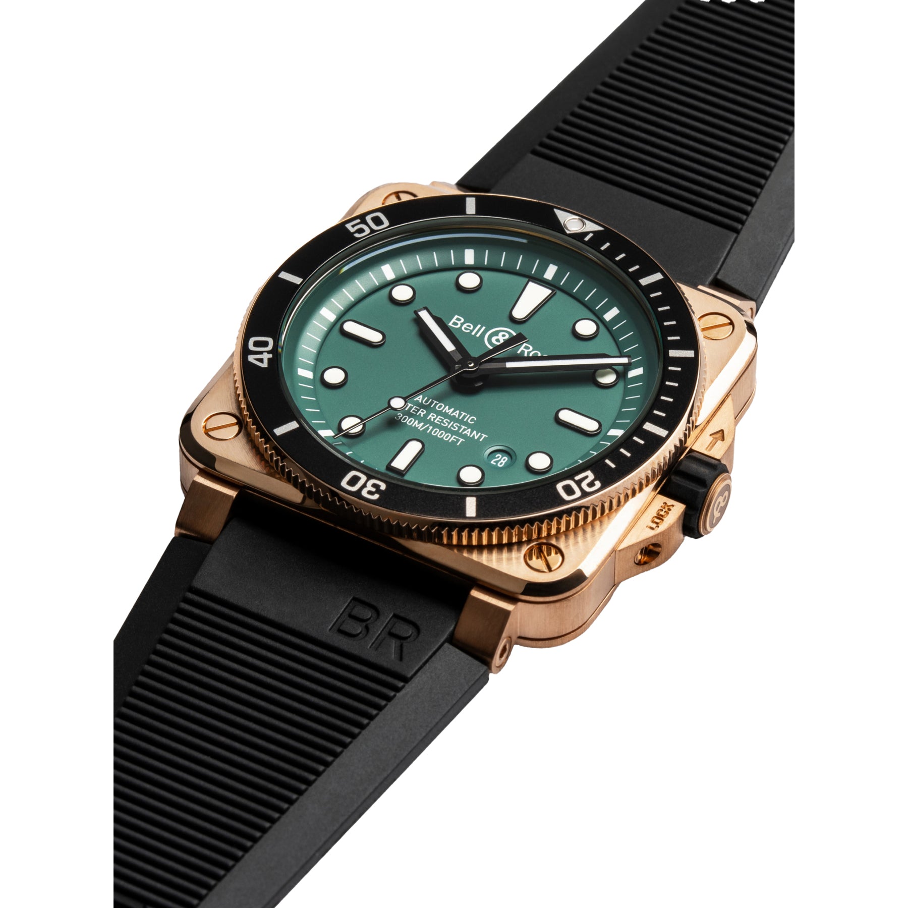 Bell & Ross BR 03-92 Diver Black and Green Bronze