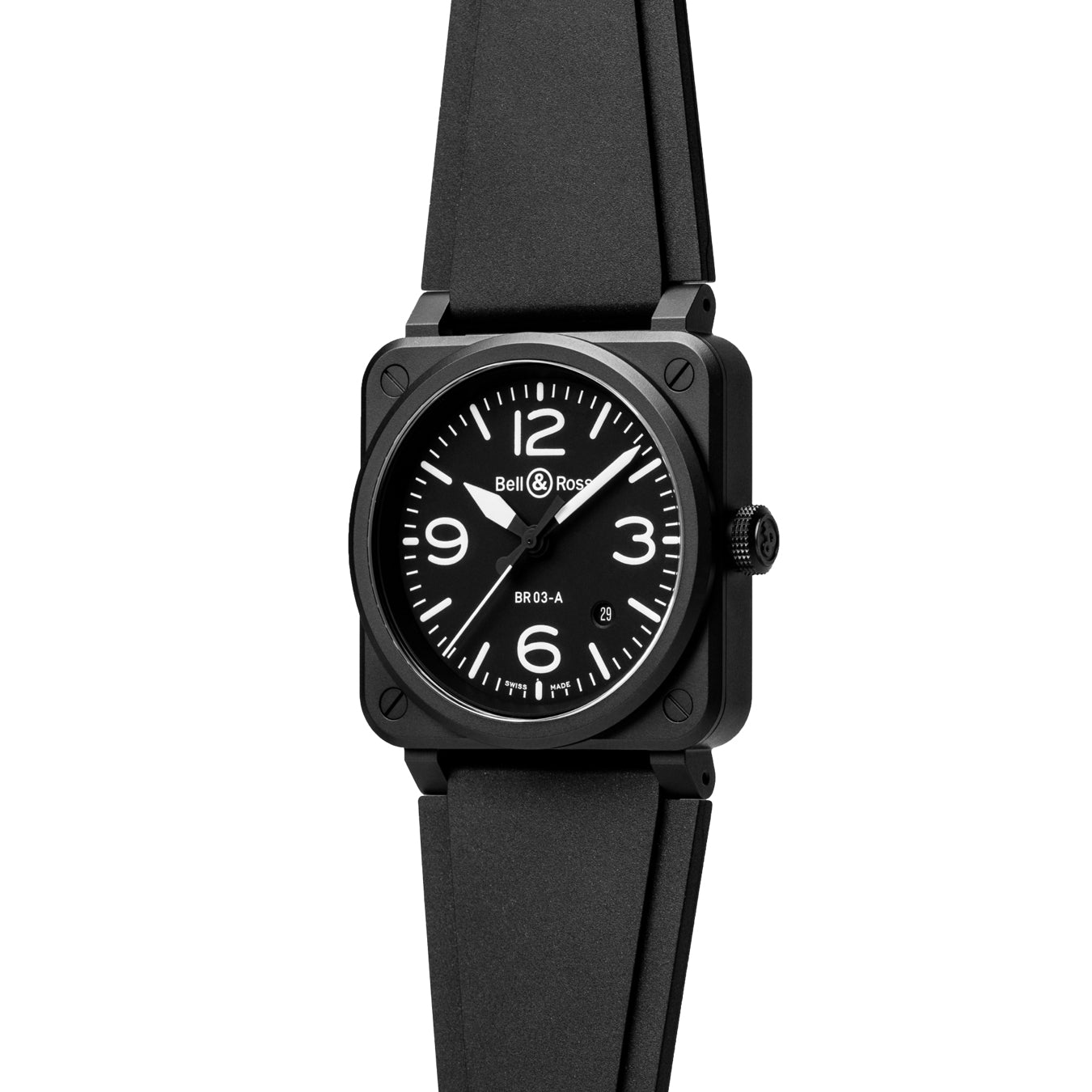 Bell & Ross BR03A-BL-CE/SRB BR 03 Black Matte