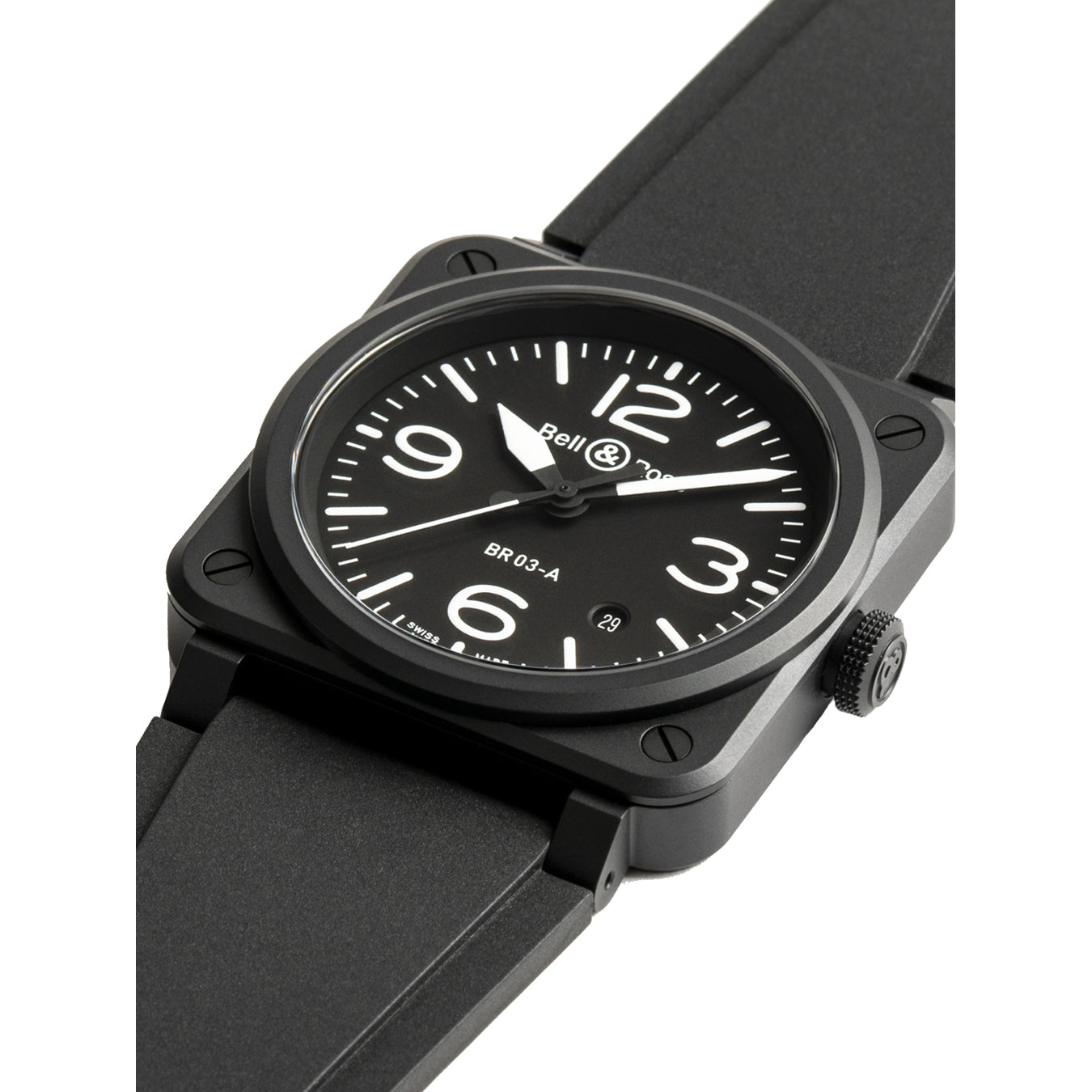 Bell & Ross BR03A-BL-CE/SRB BR 03 Black Matte