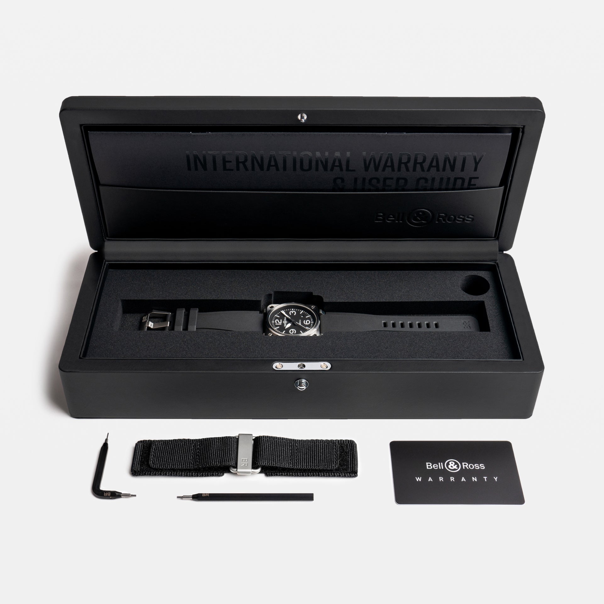 Bell & Ross BR03A-BL-ST/SRB BR 03 Black Steel