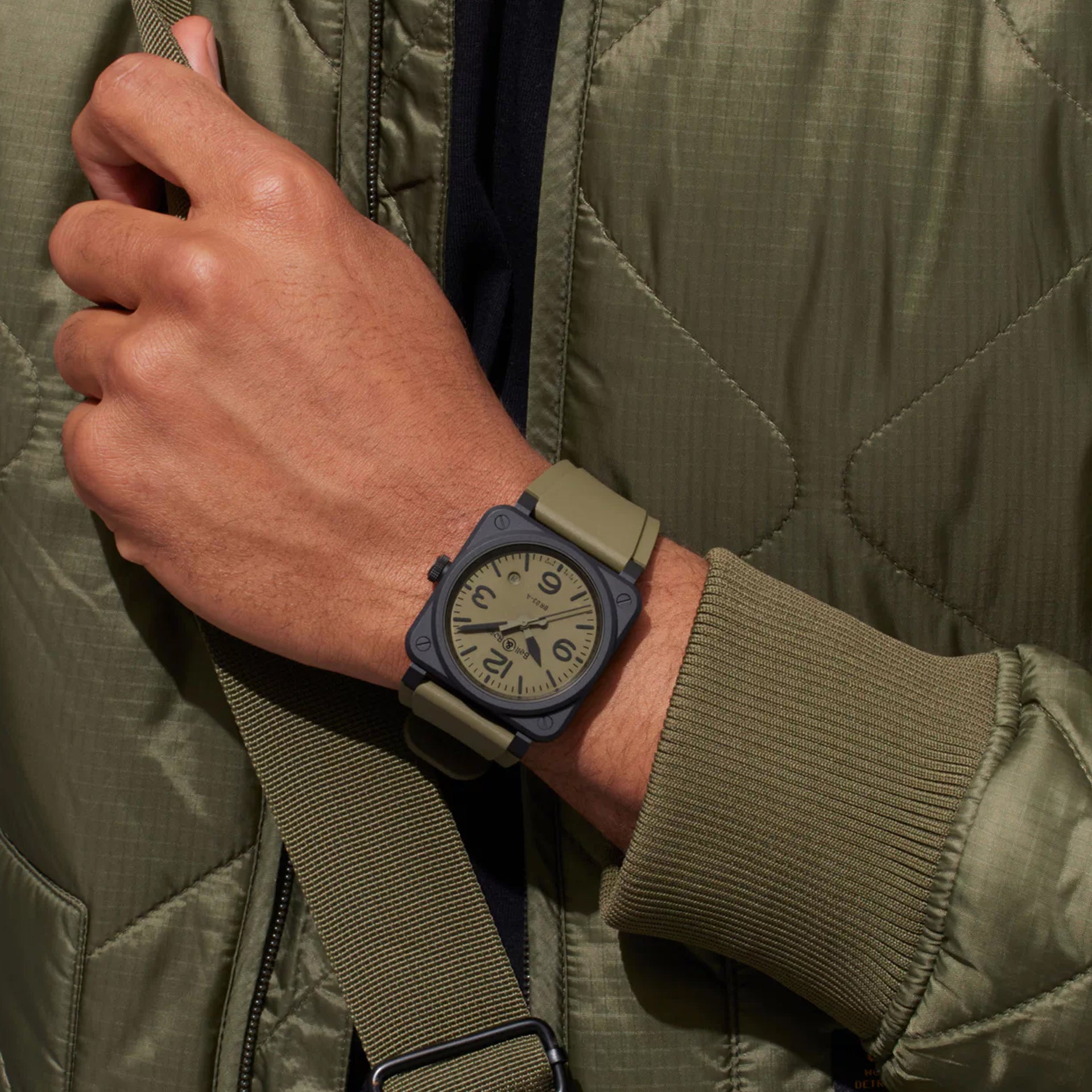 Bell & Ross BR03A-MIL-CE/SRB BR 03 Military Ceramic