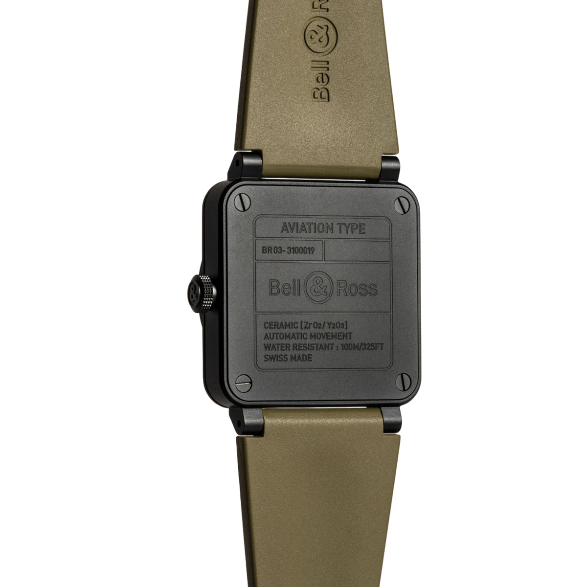 Bell & Ross BR03A-MIL-CE/SRB BR 03 Military Ceramic